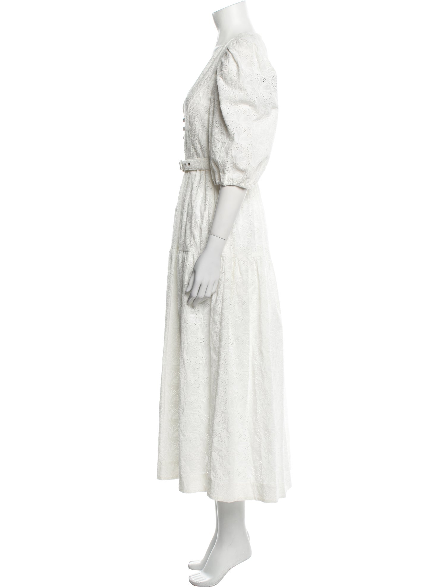 Nicholas V-Neck Long Dress