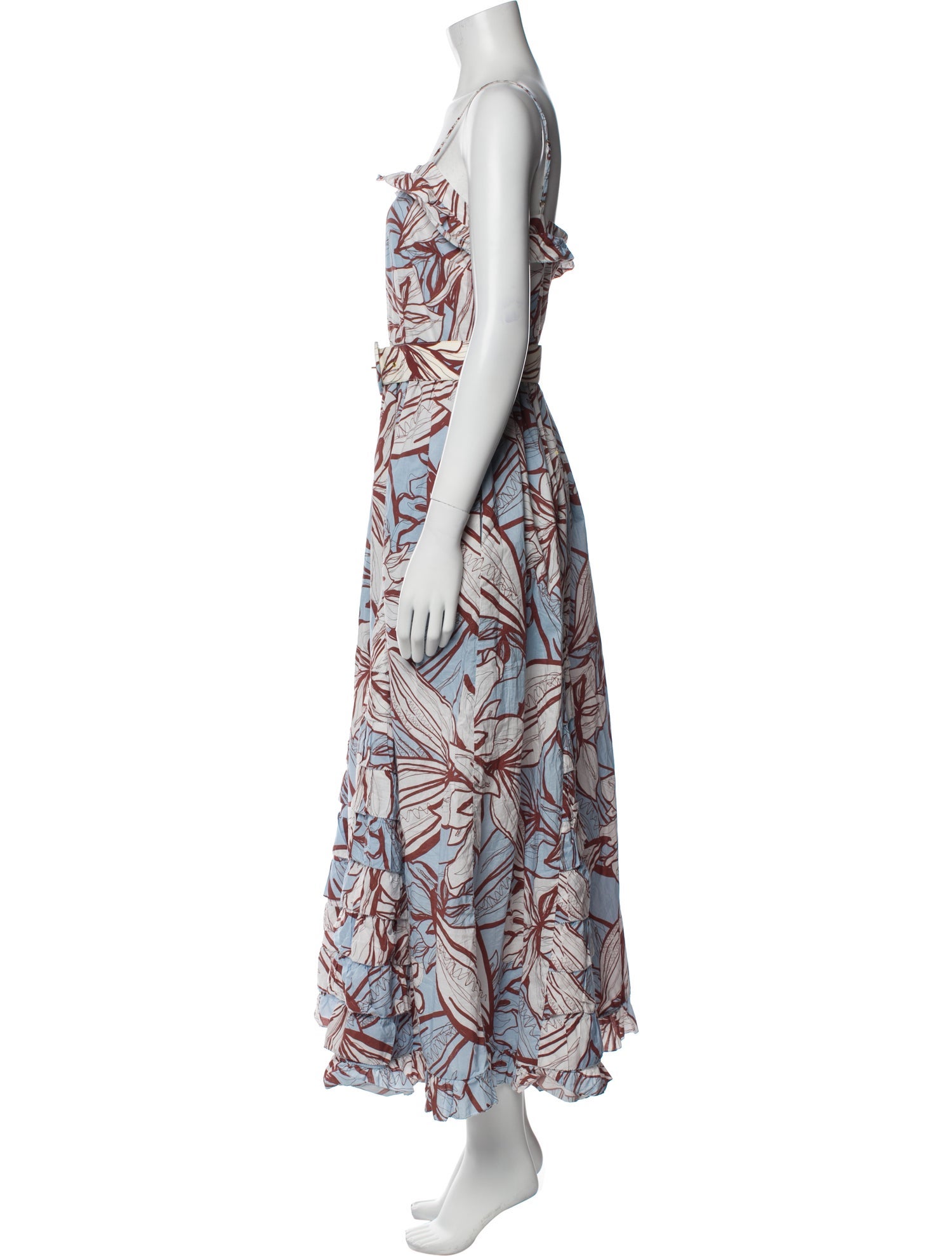Nicholas Printed Long Dress