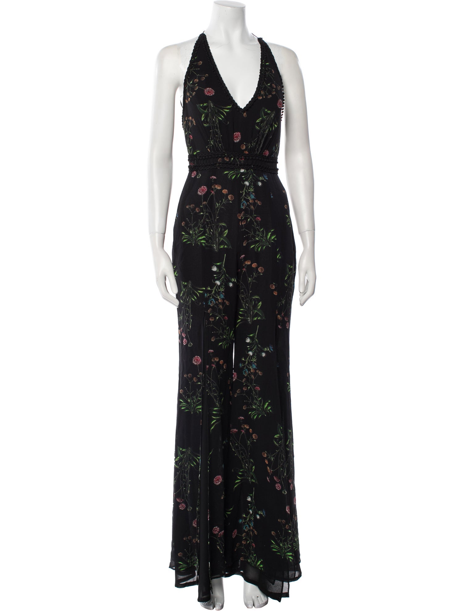 Nicholas Silk Floral Print Jumpsuit