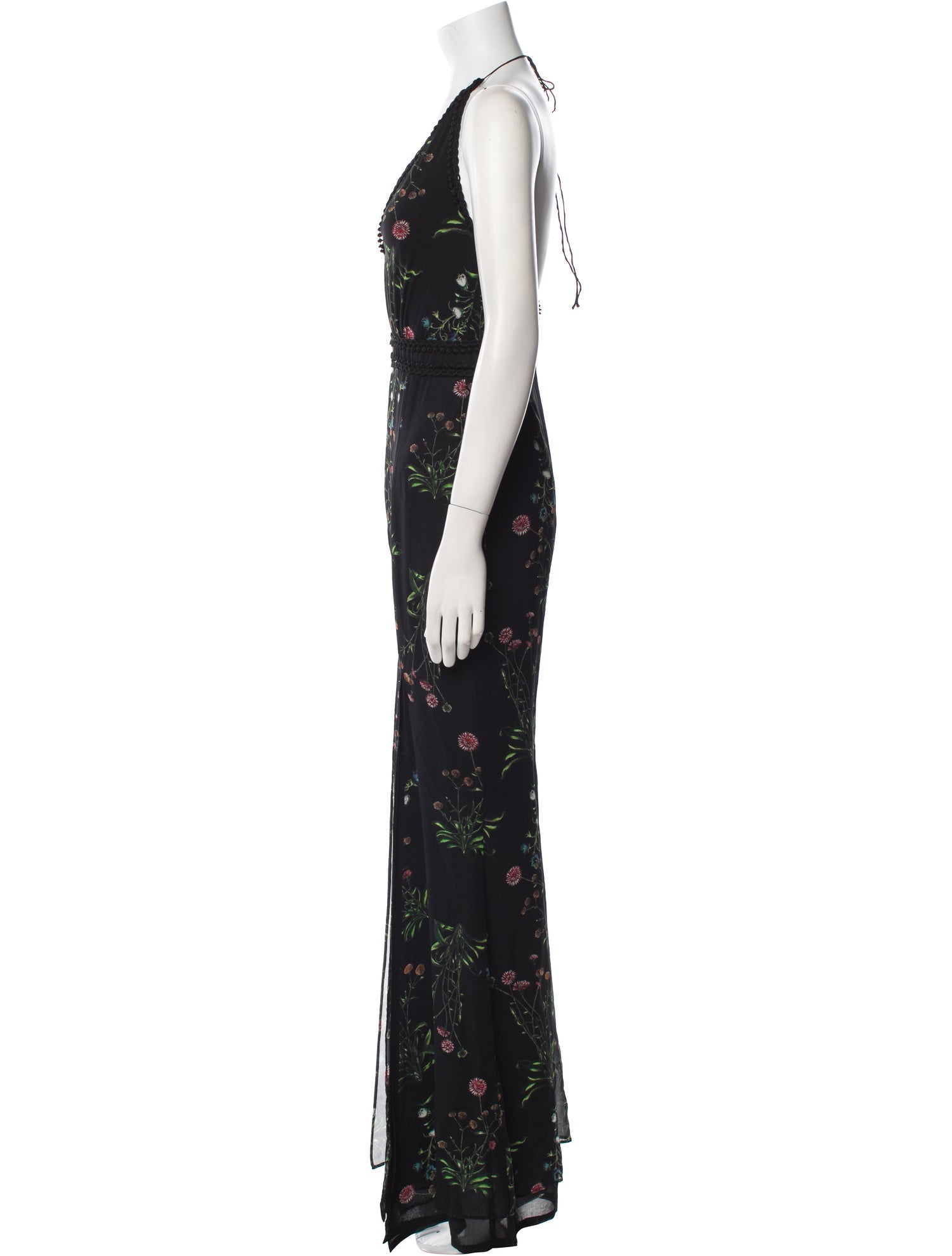 Nicholas Silk Floral Print Jumpsuit