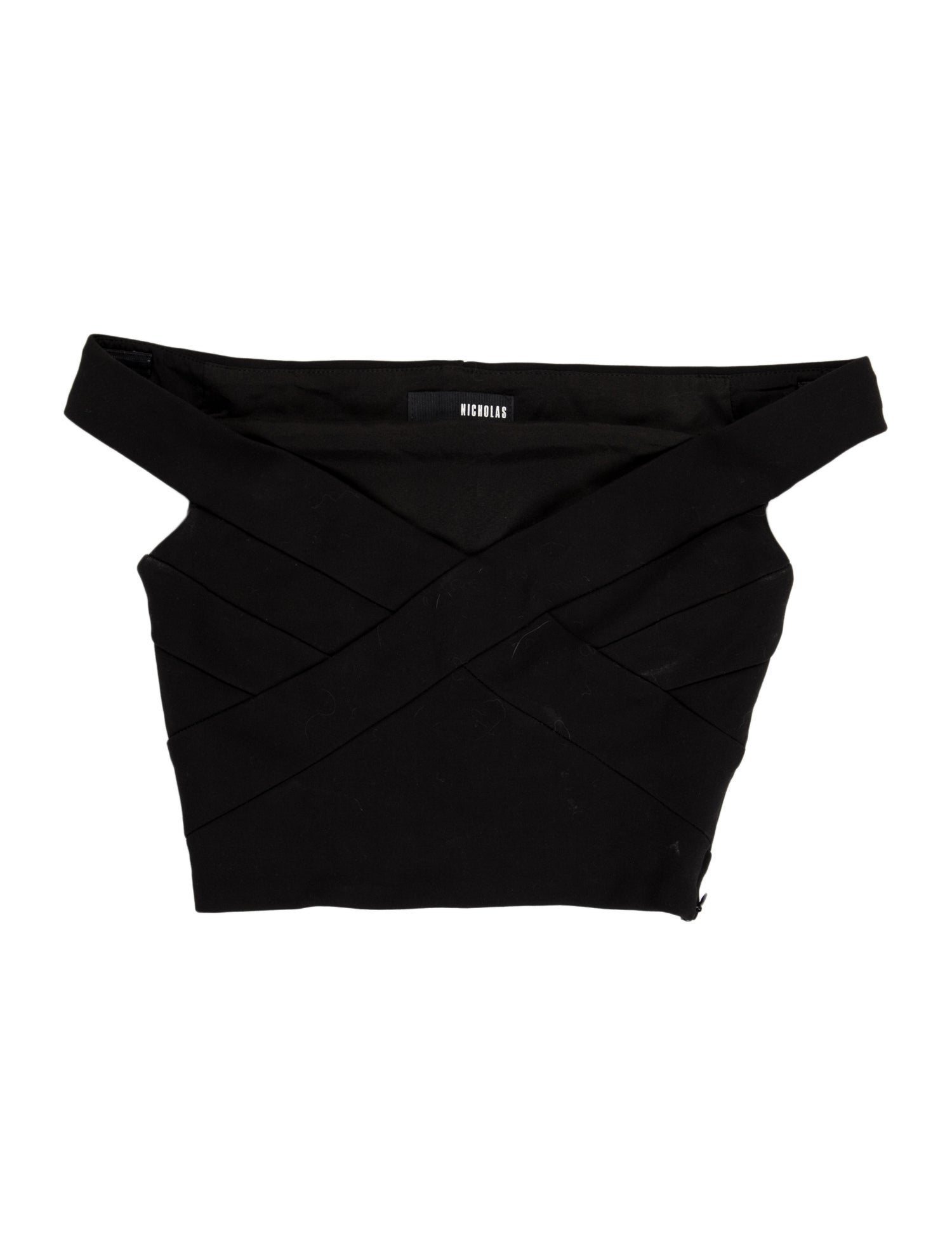 Nicholas Strapless Crop Top