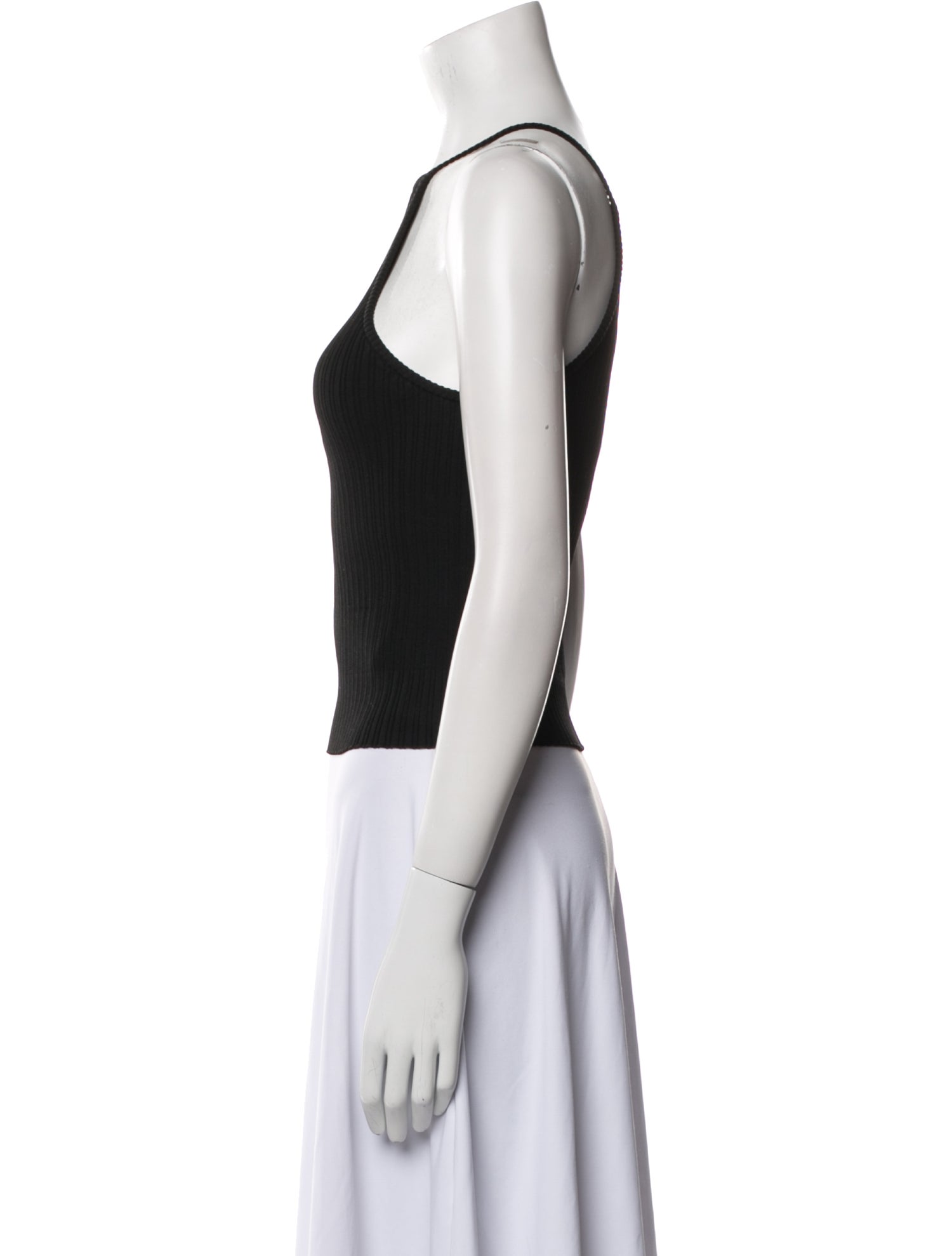 Nicholas Square Neckline Sleeveless Crop Top