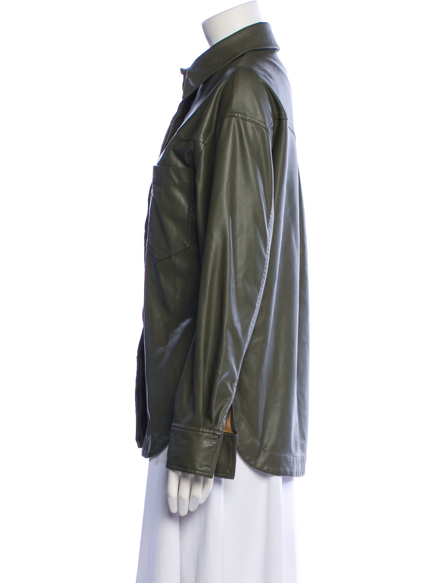 Nicholas Satin Biker Jacket