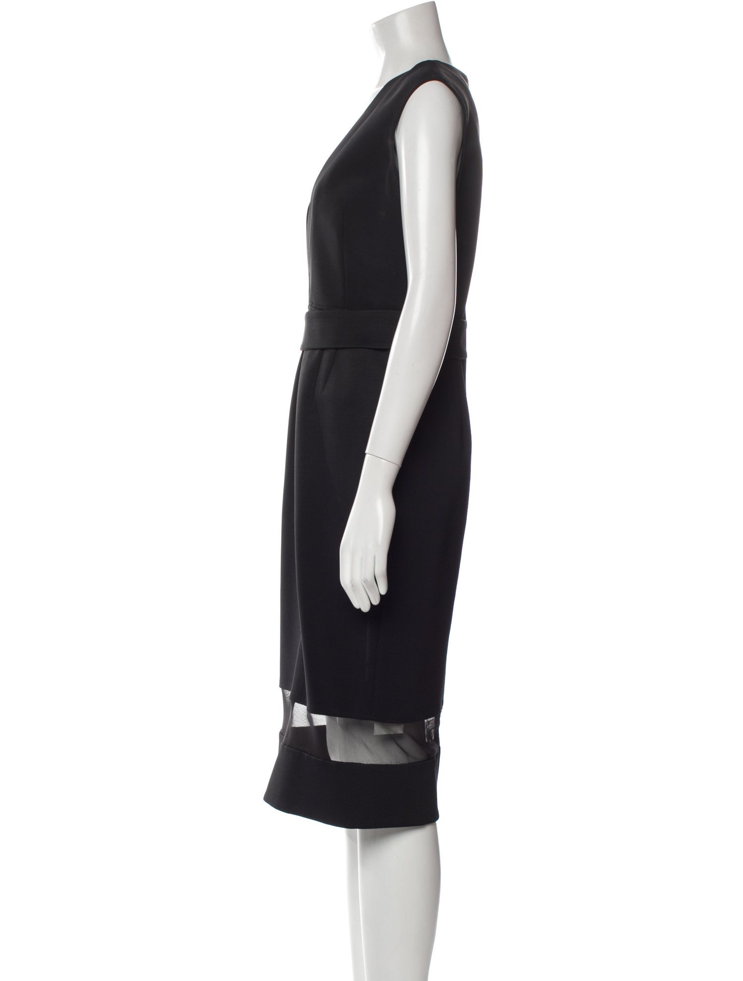 Nicholas V-Neck Midi Length Dress