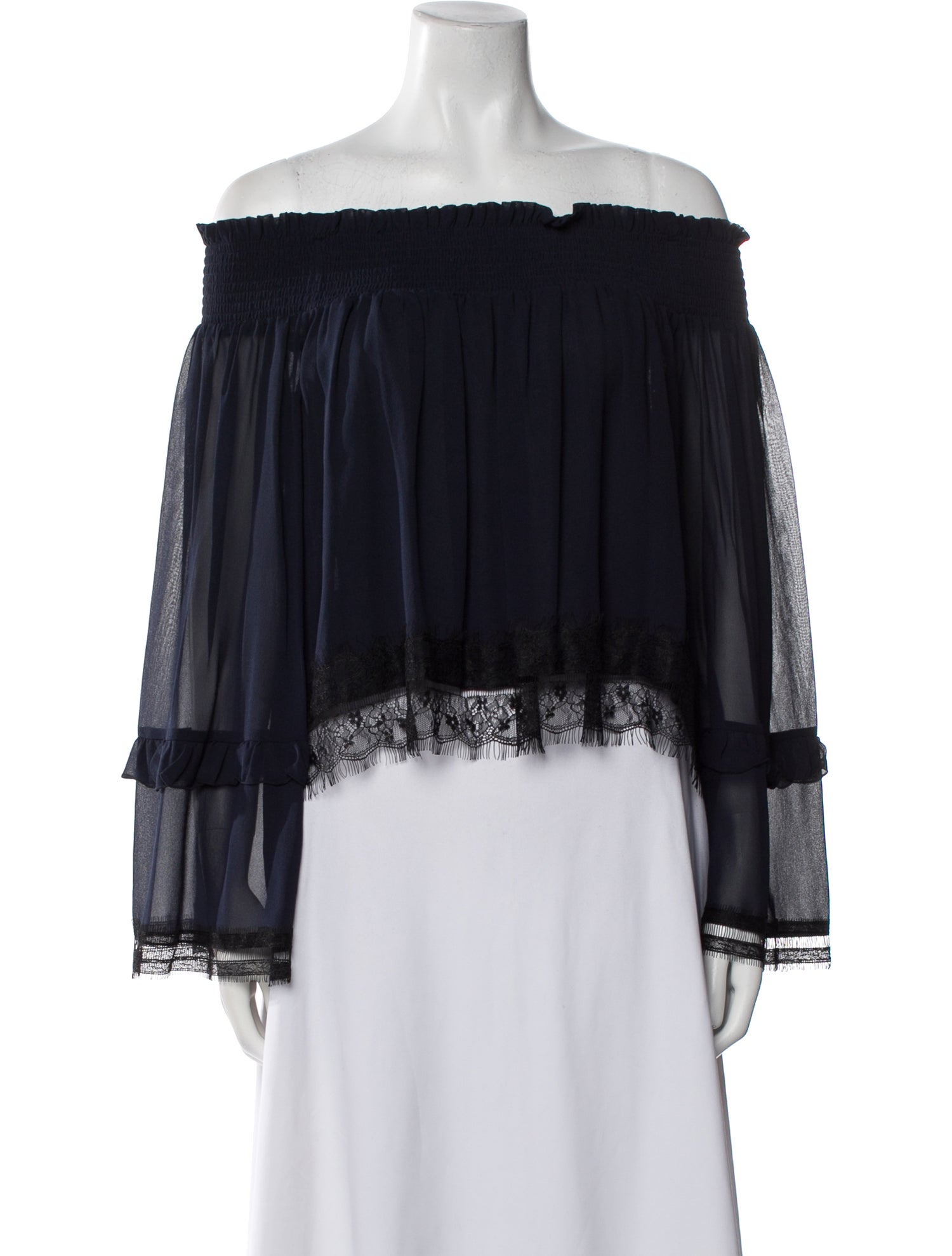 Nicholas Silk Off-The-Shoulder Blouse