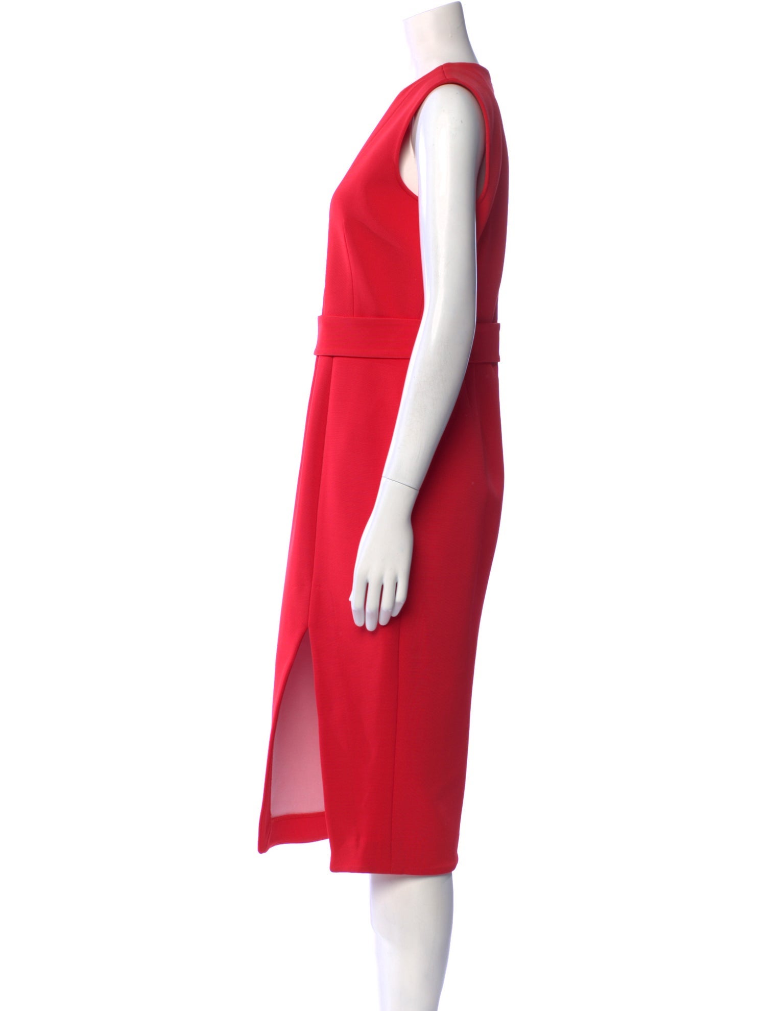 Nicholas V-Neck Midi Length Dress