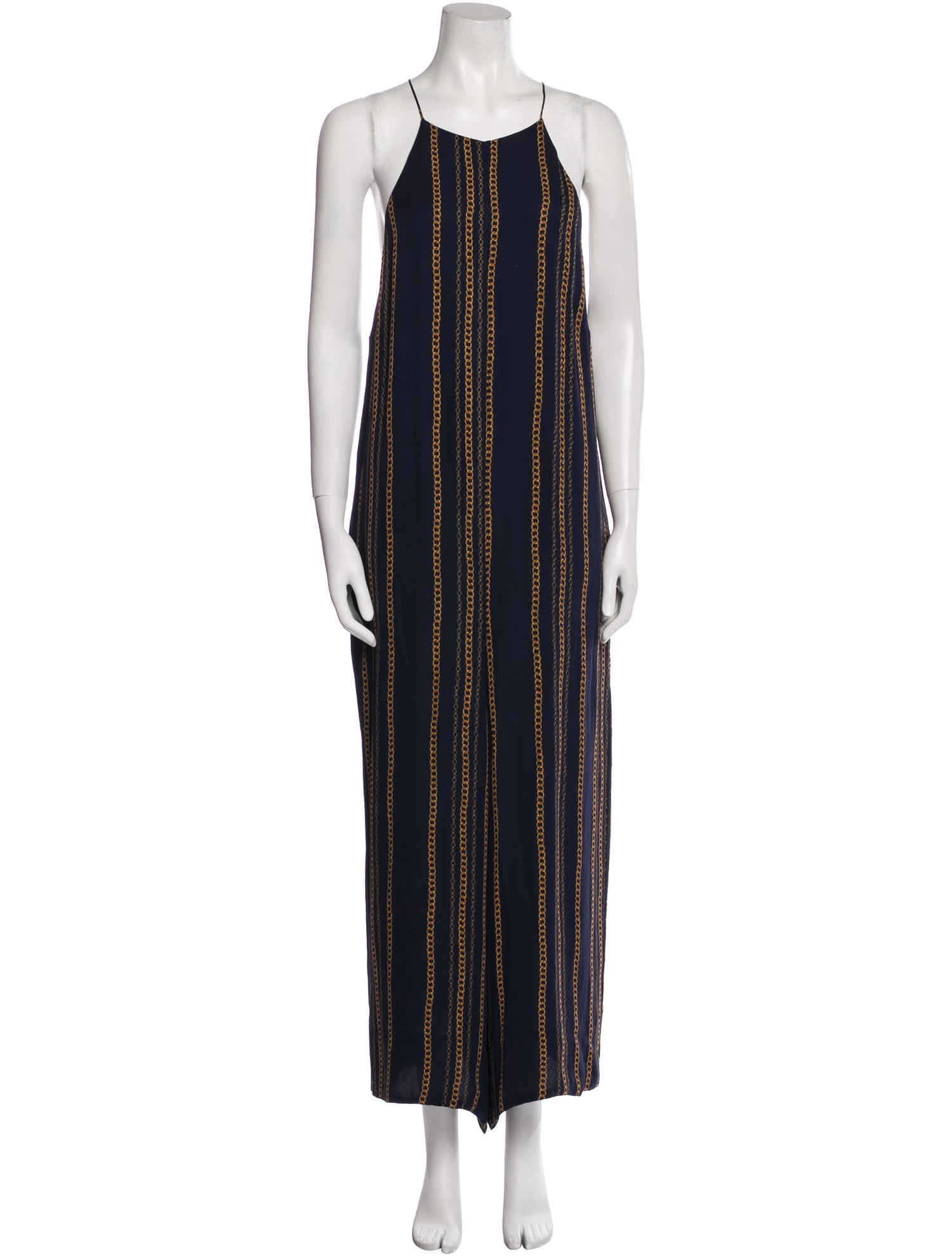 Nicholas Silk Striped Jumpsuit