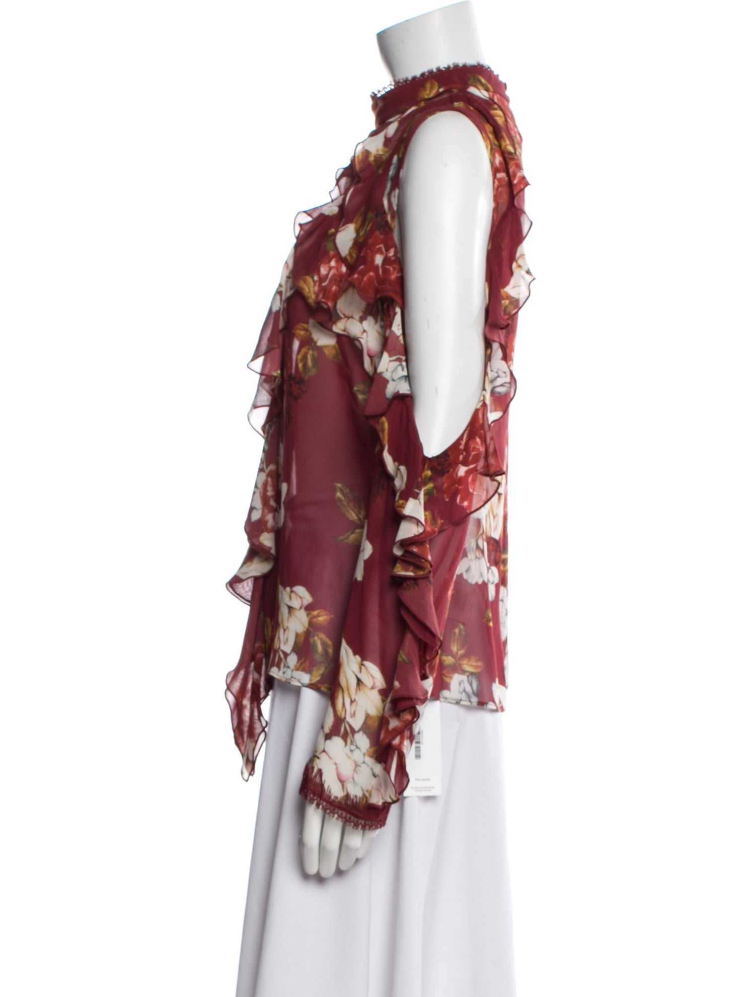 Nicholas Silk Floral Print Blouse