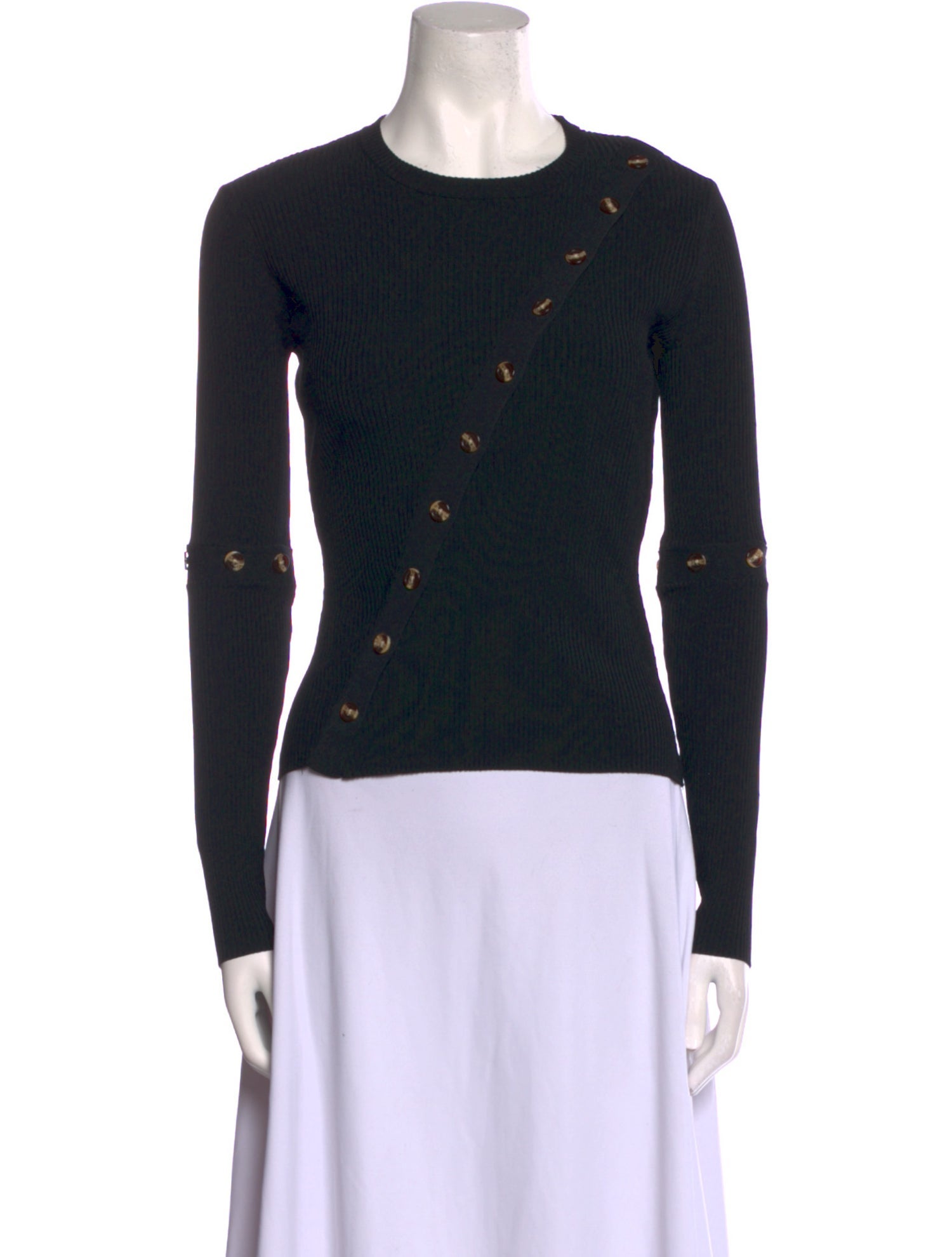Nicholas Crew Neck Long Sleeve Top