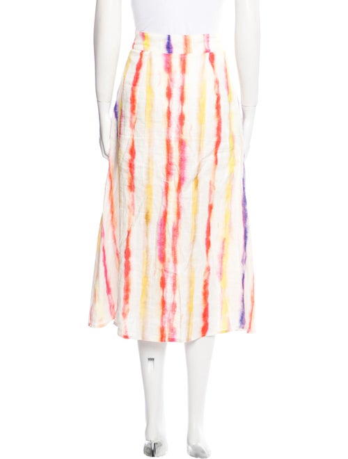 Nicholas Tie-Dye Print Midi Length Skirt