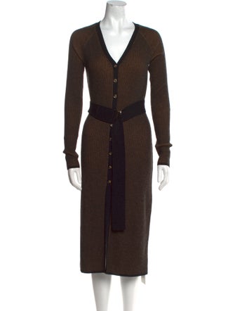 Nicholas Wool Midi Length Dress