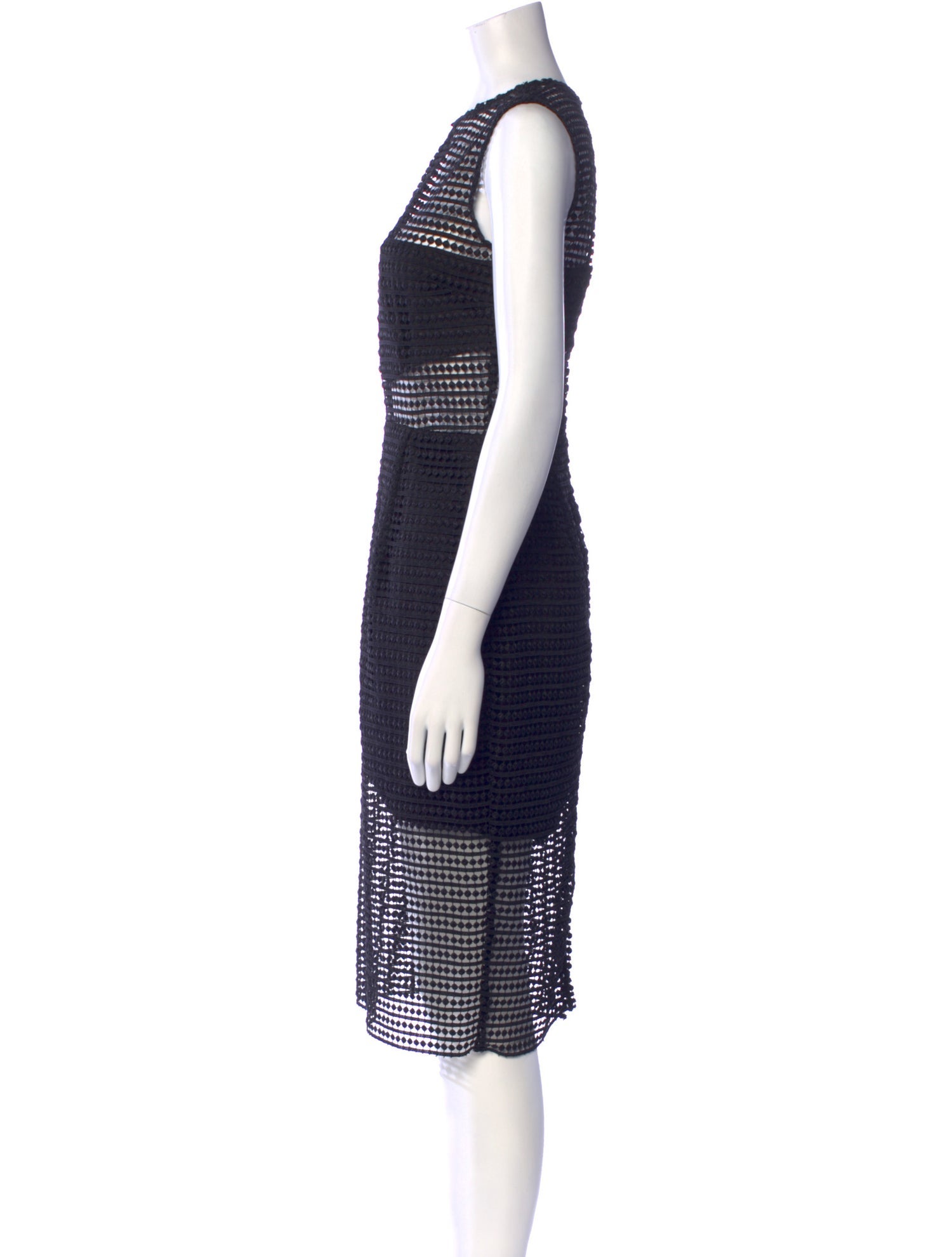 Nicholas Crew Neck Midi Length Dress