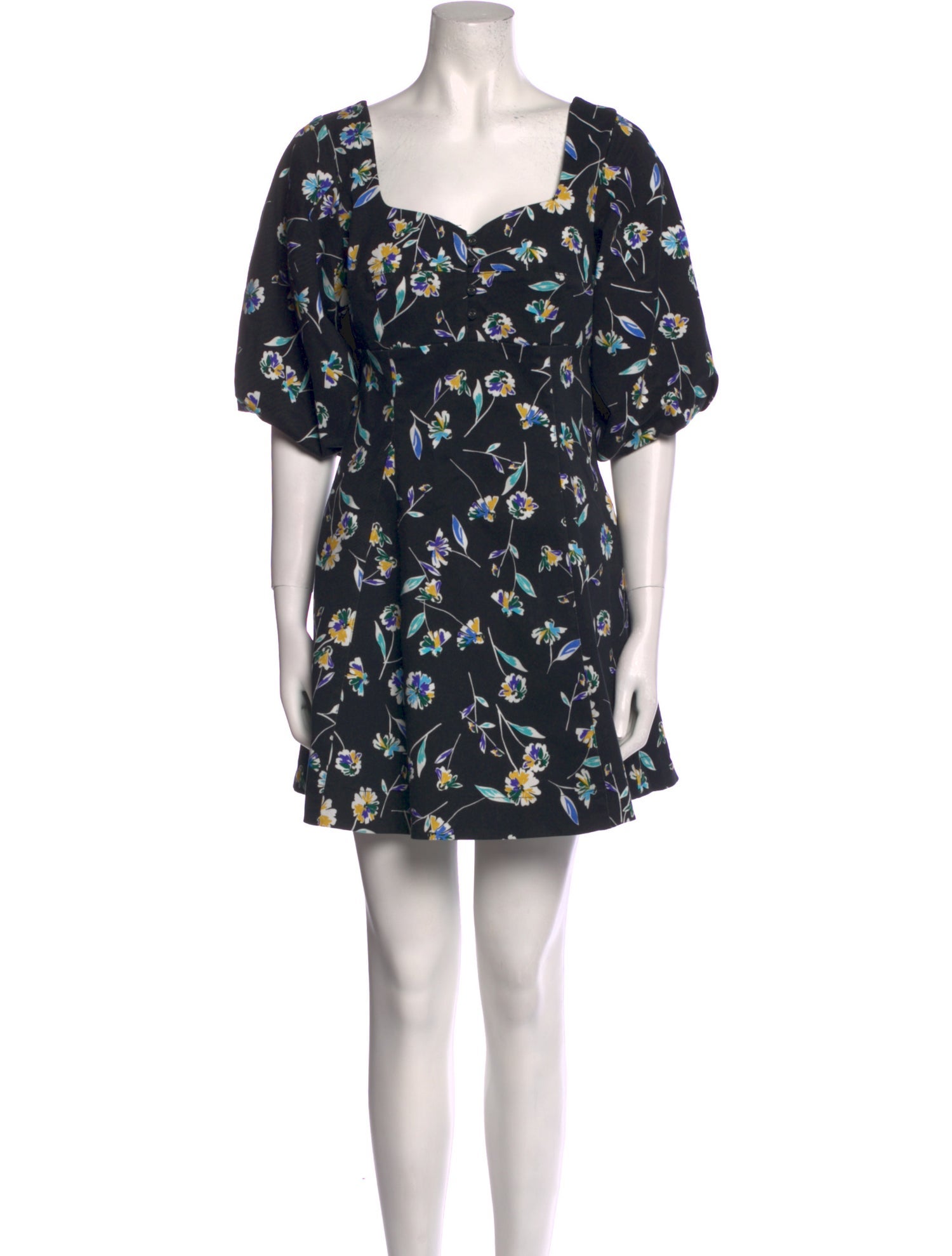 Nicholas Floral Print Mini Dress
