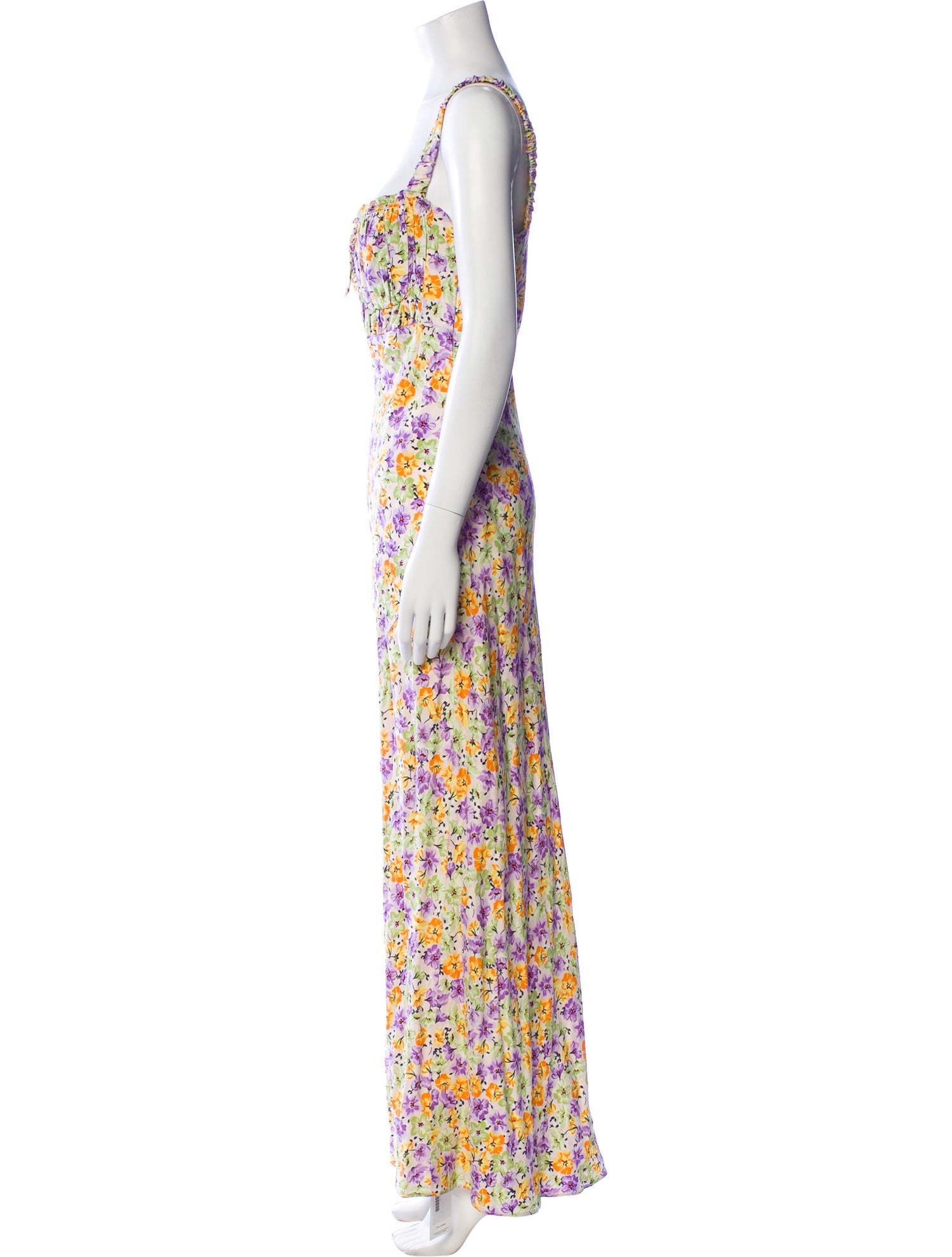 Nicholas Floral Print Long Dress