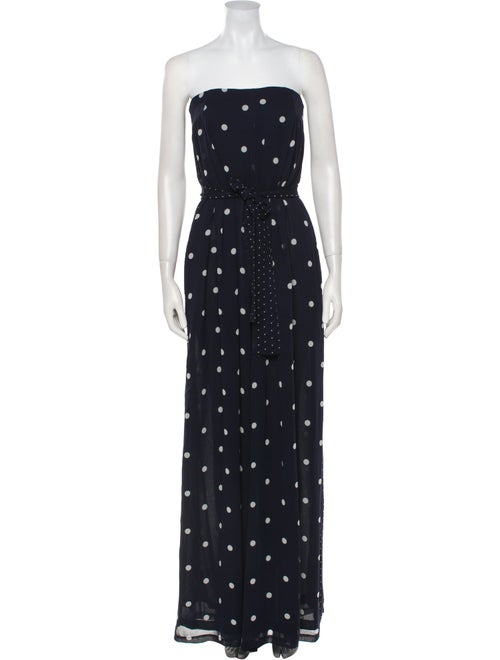 Nicholas Silk Polka Dot Print Jumpsuit