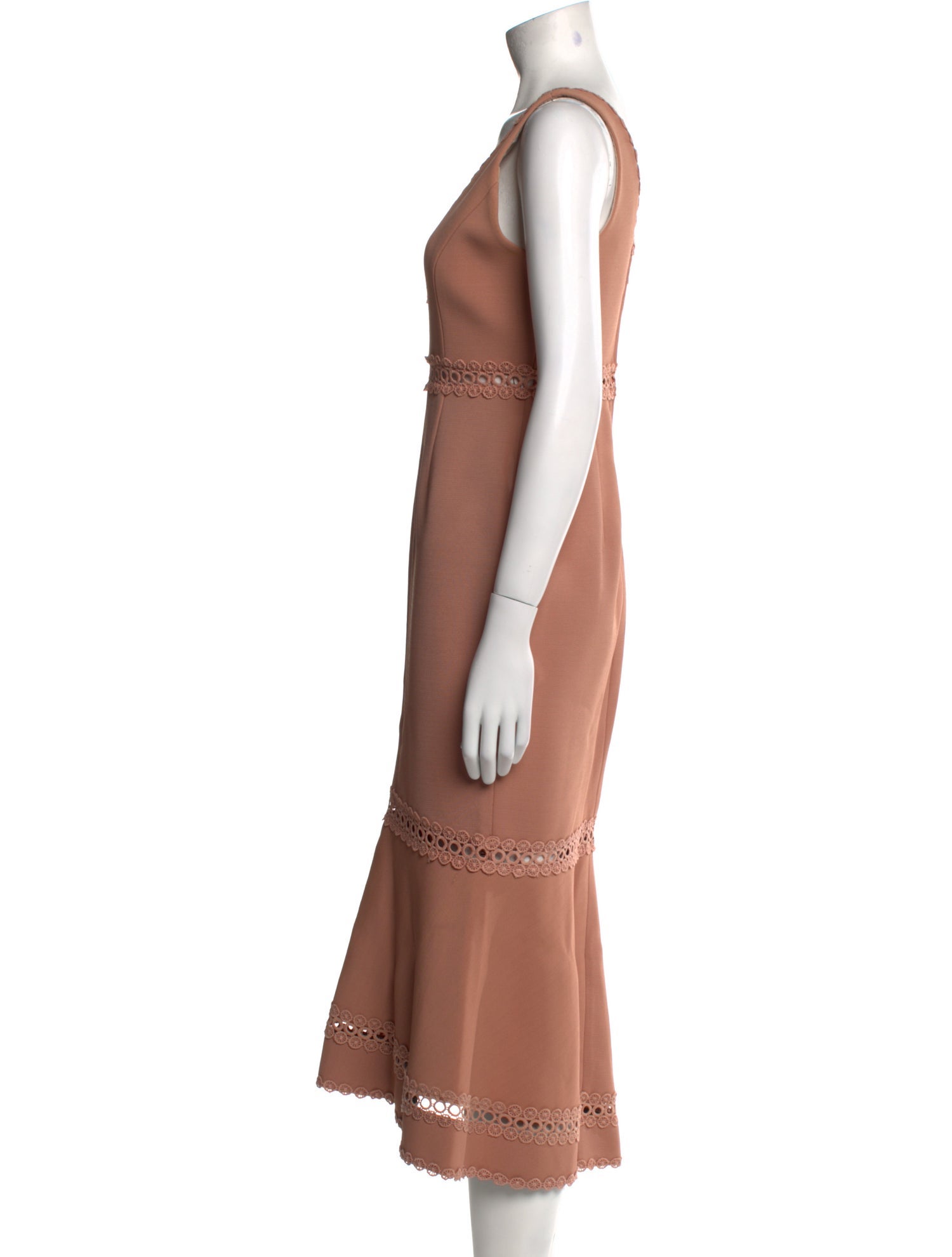 Nicholas V-Neck Long Dress