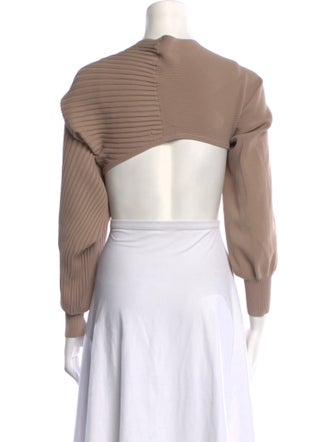 Nicholas V-Neck Long Sleeve Crop Top