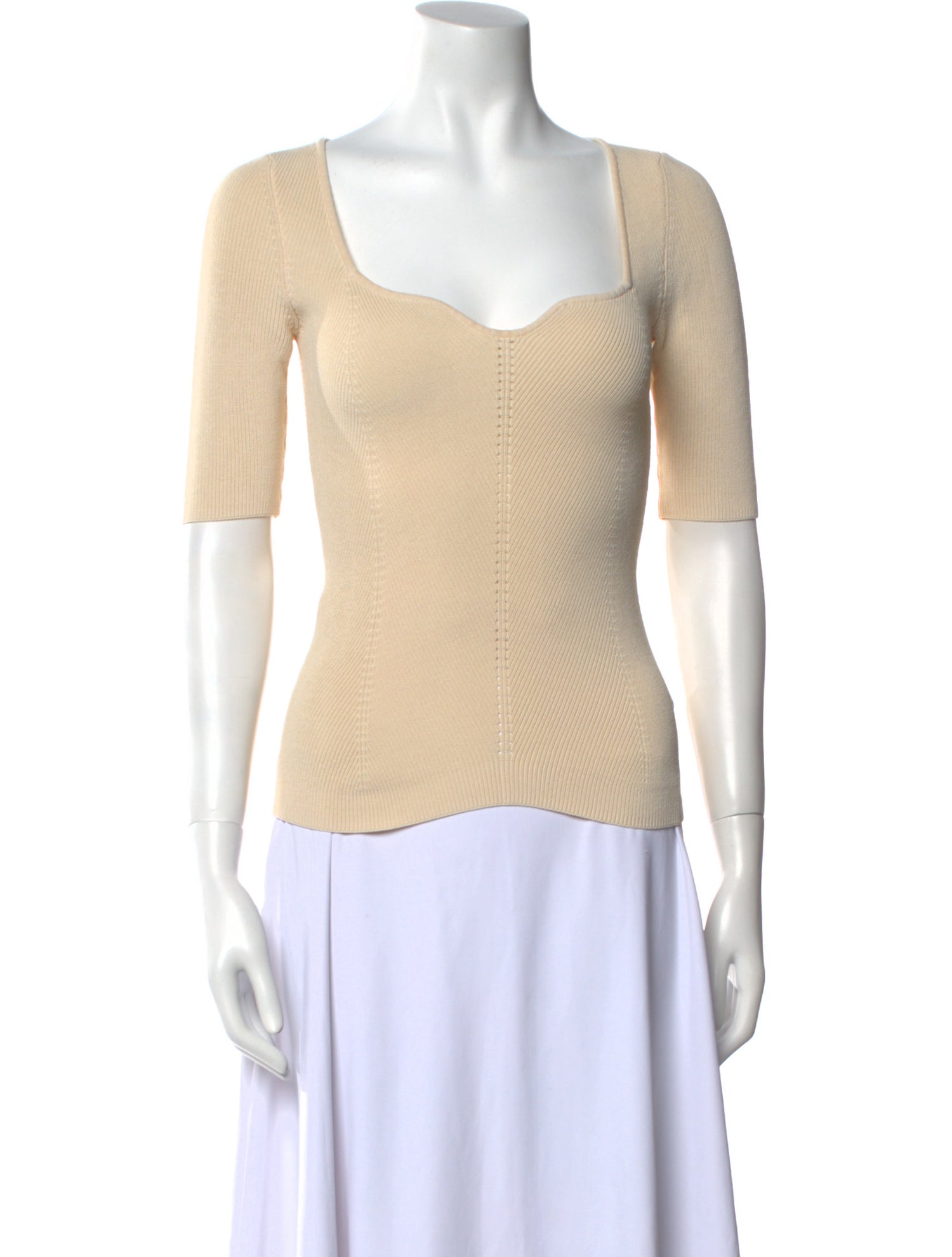 Nicholas Square Neckline Short Sleeve Top