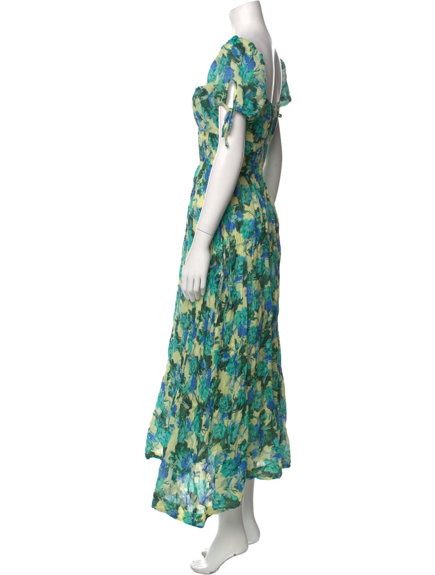 Nicholas Floral Print Long Dress