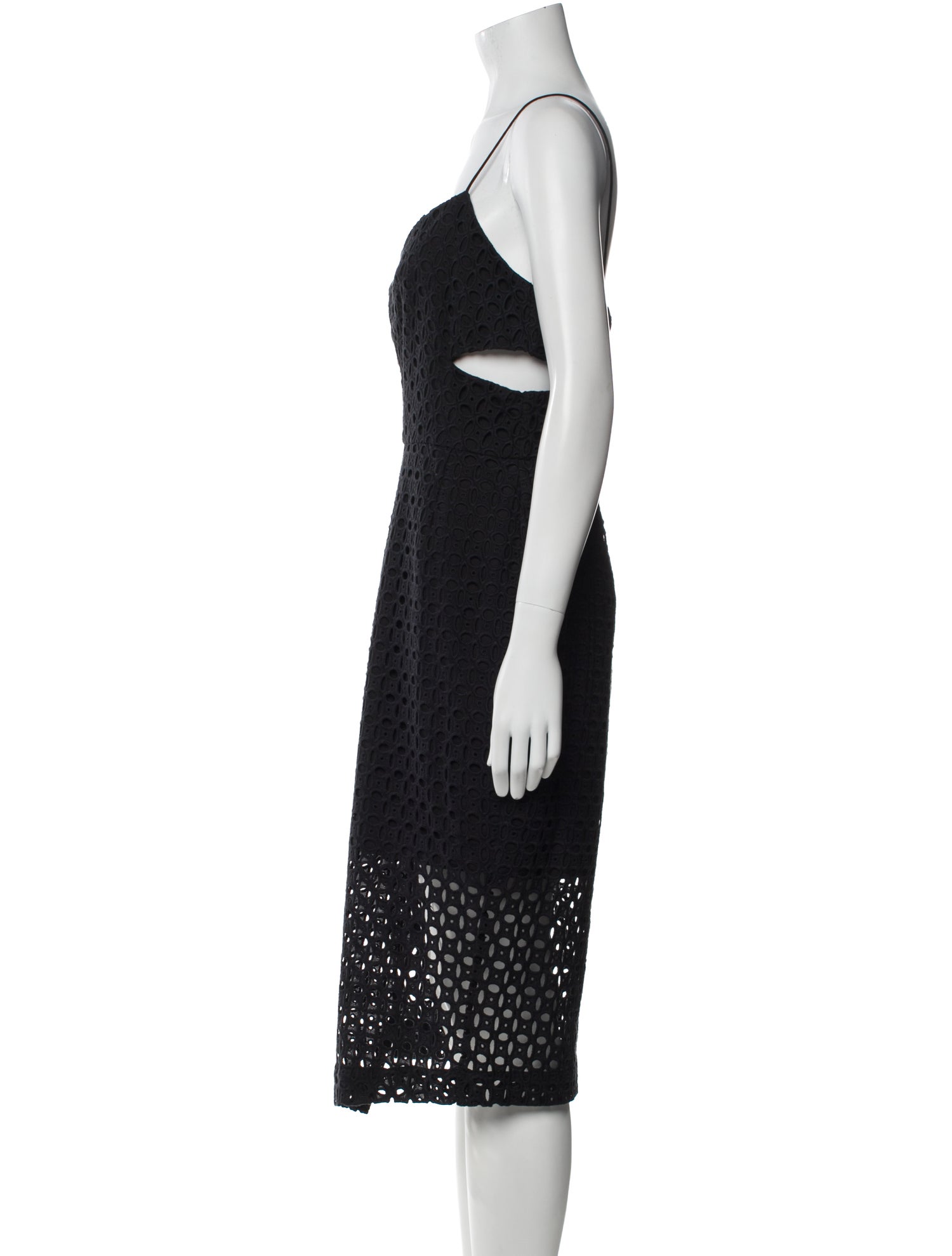 Nicholas Lace Pattern Knee-Length Dress