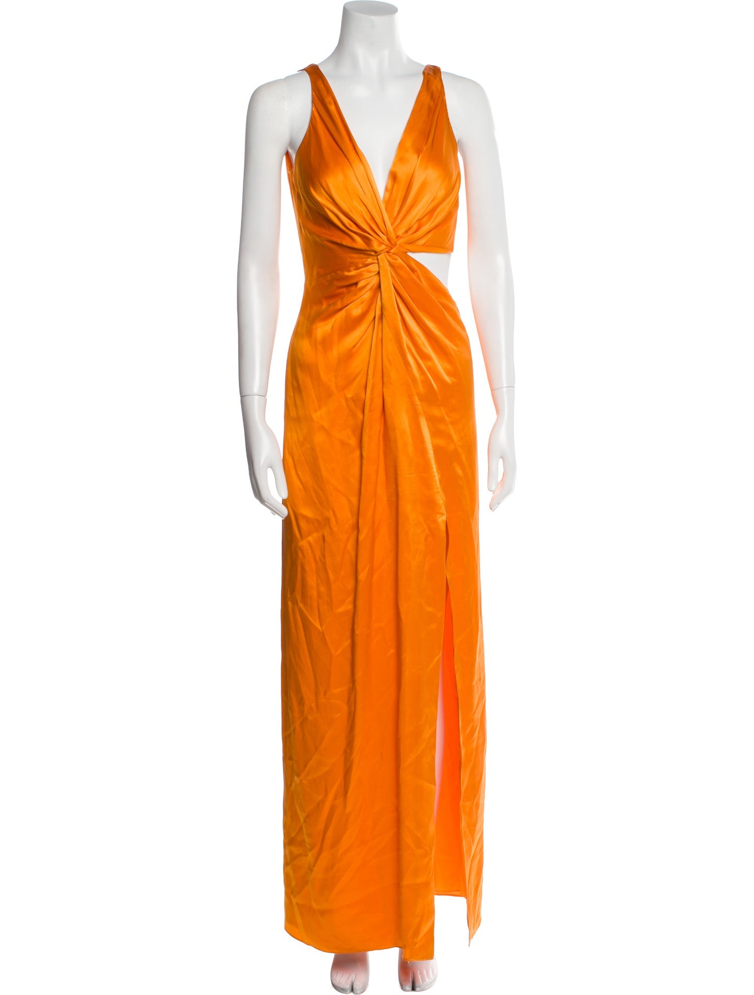 Nicholas V-Neck Long Dress