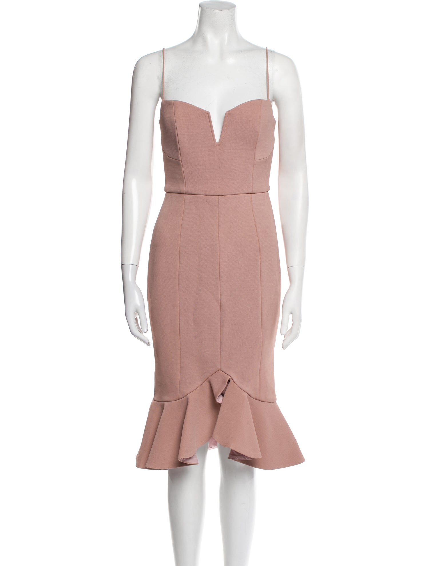 Nicholas Square Neckline Mini Dress