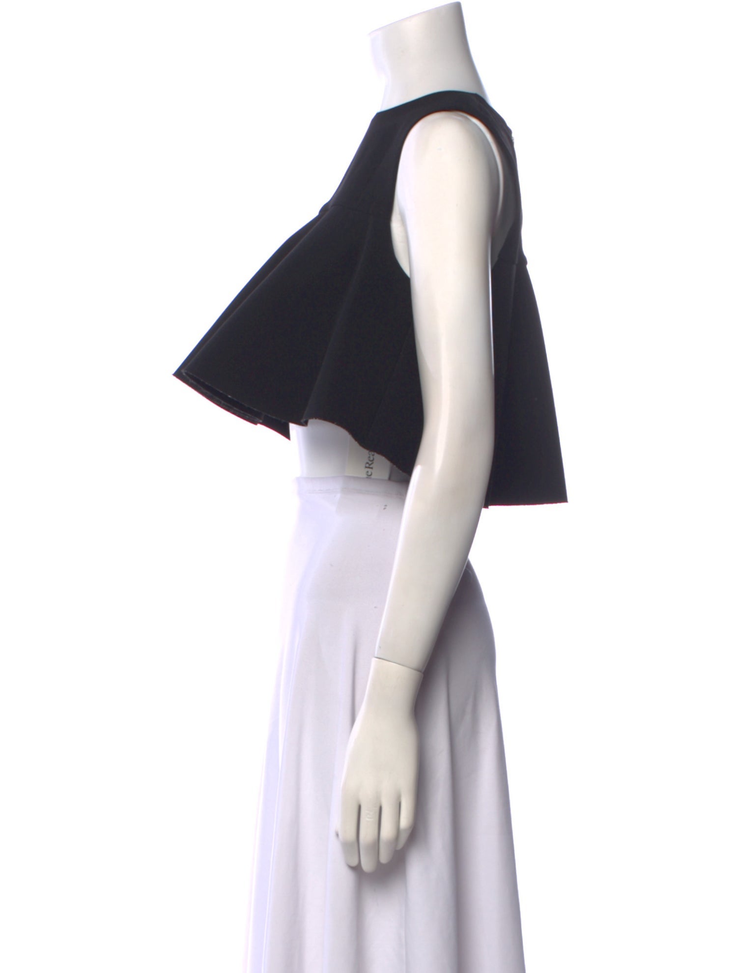 Nicholas Crew Neck Short Sleeve Crop Top