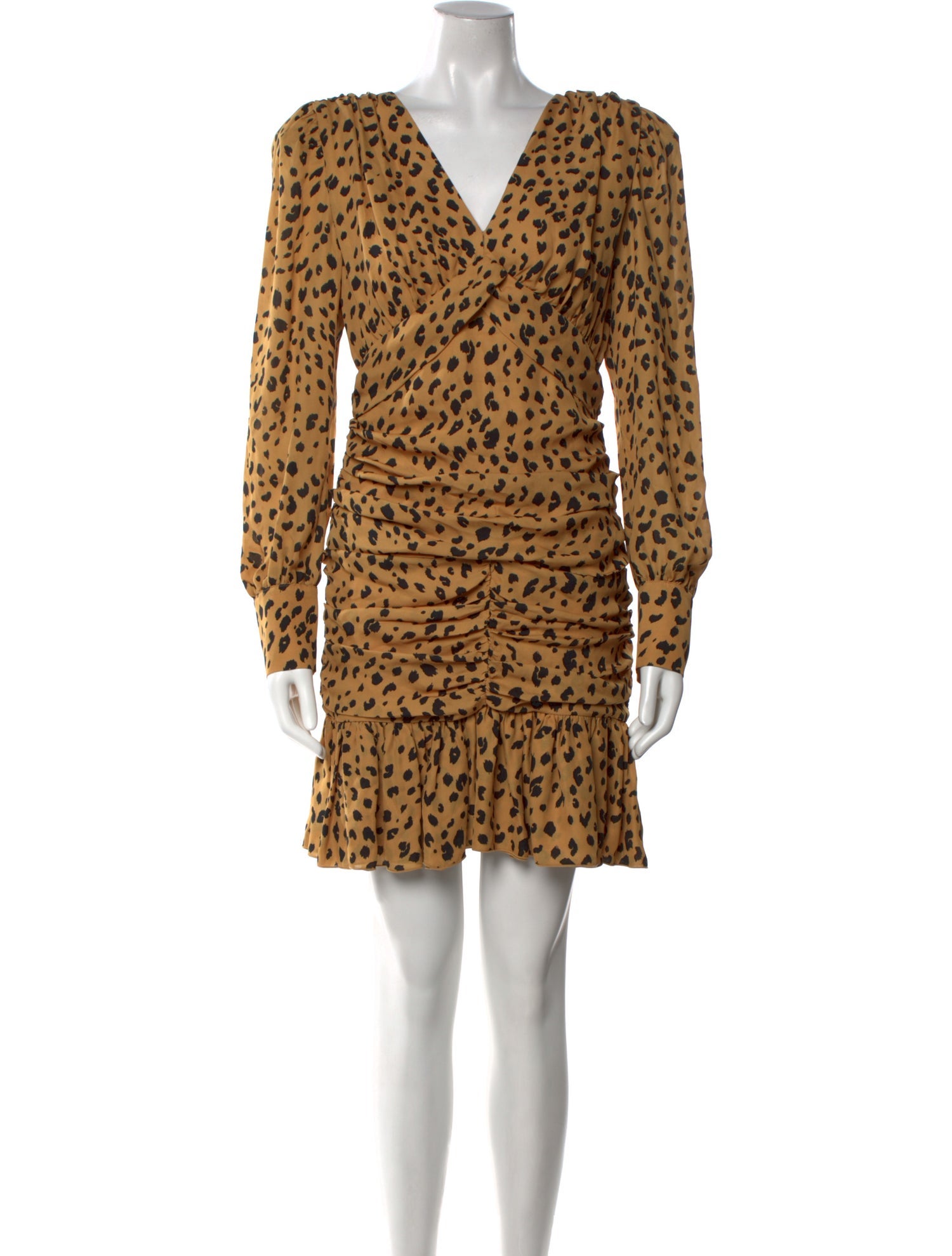 Nicholas Animal Print Mini Dress