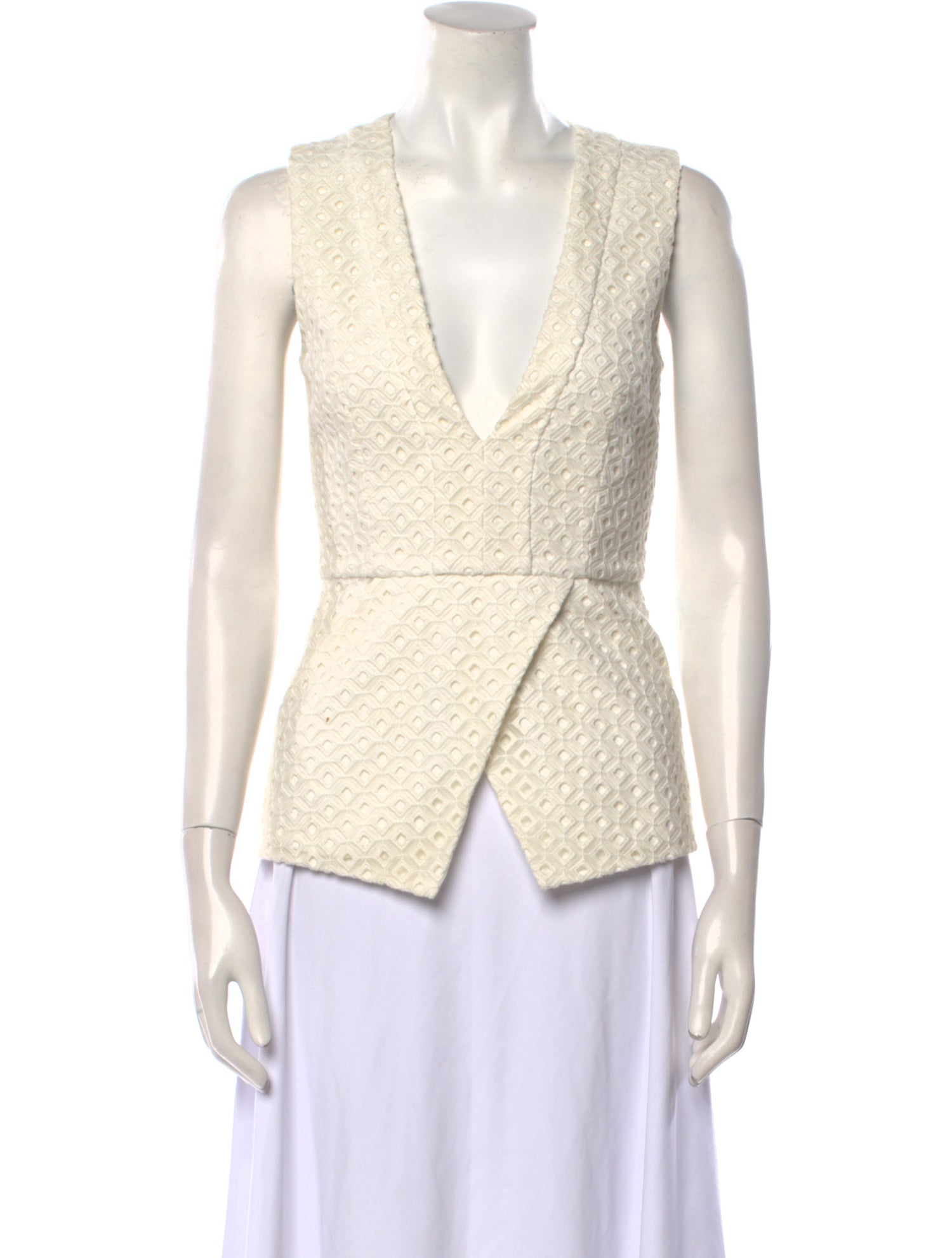 Nicholas Nylon V-Neck Top