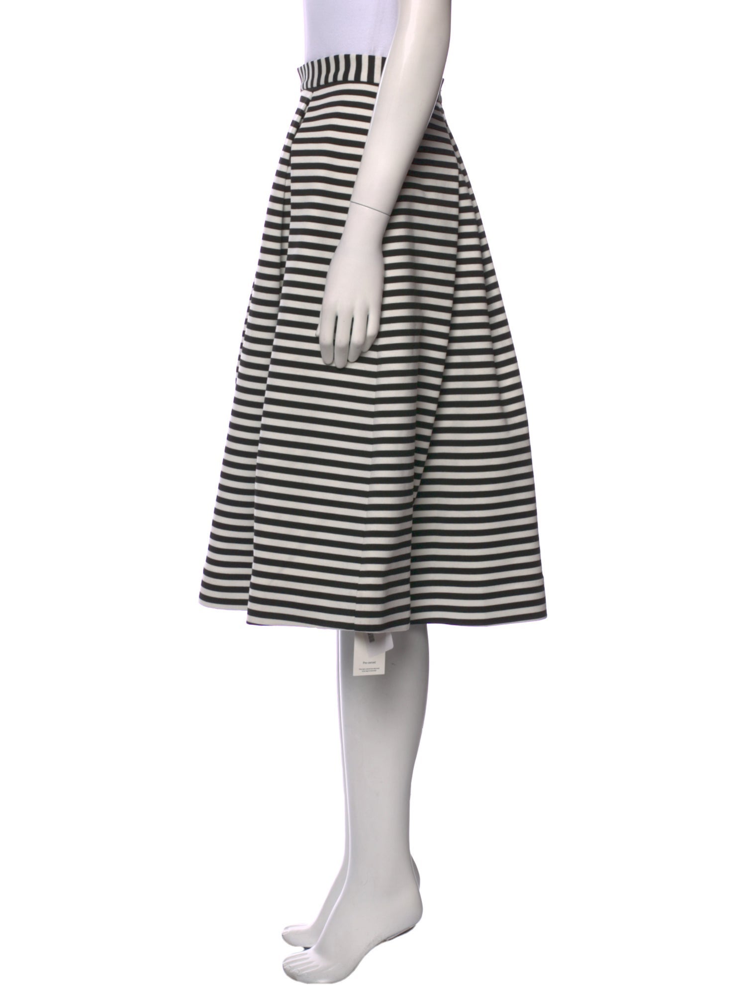 Nicholas Striped Knee-Length Skirt