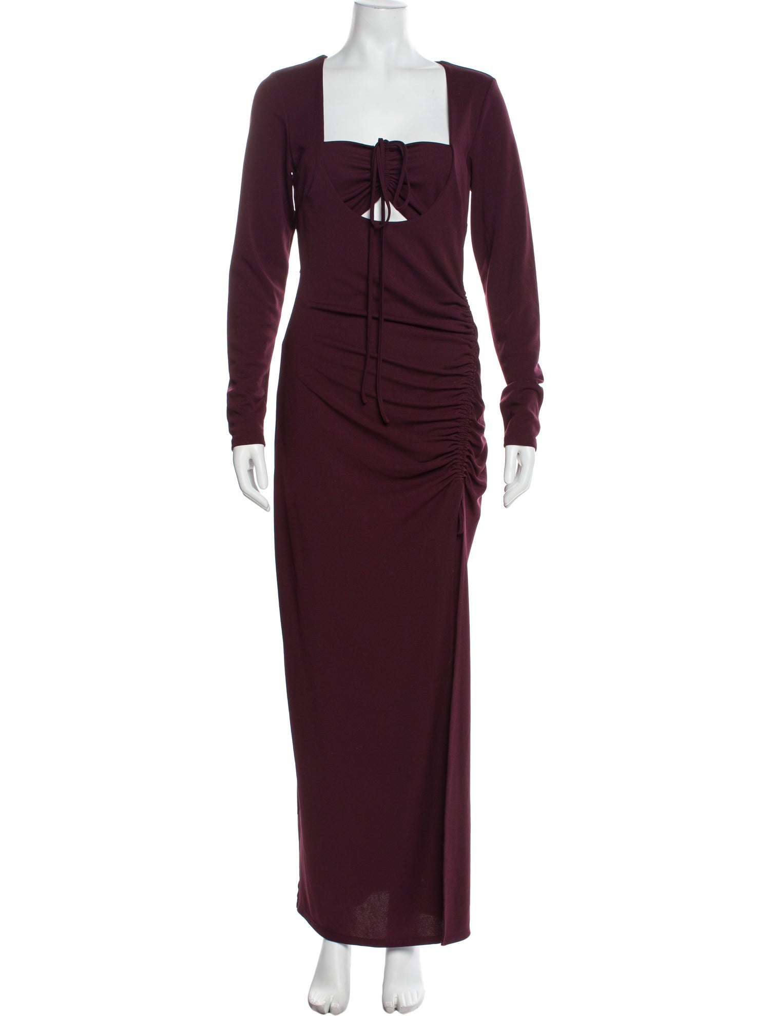 Nicholas Square Neckline Midi Length Dress