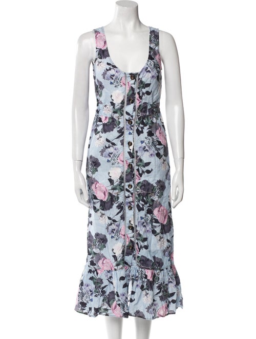 Nicholas Linen Long Dress