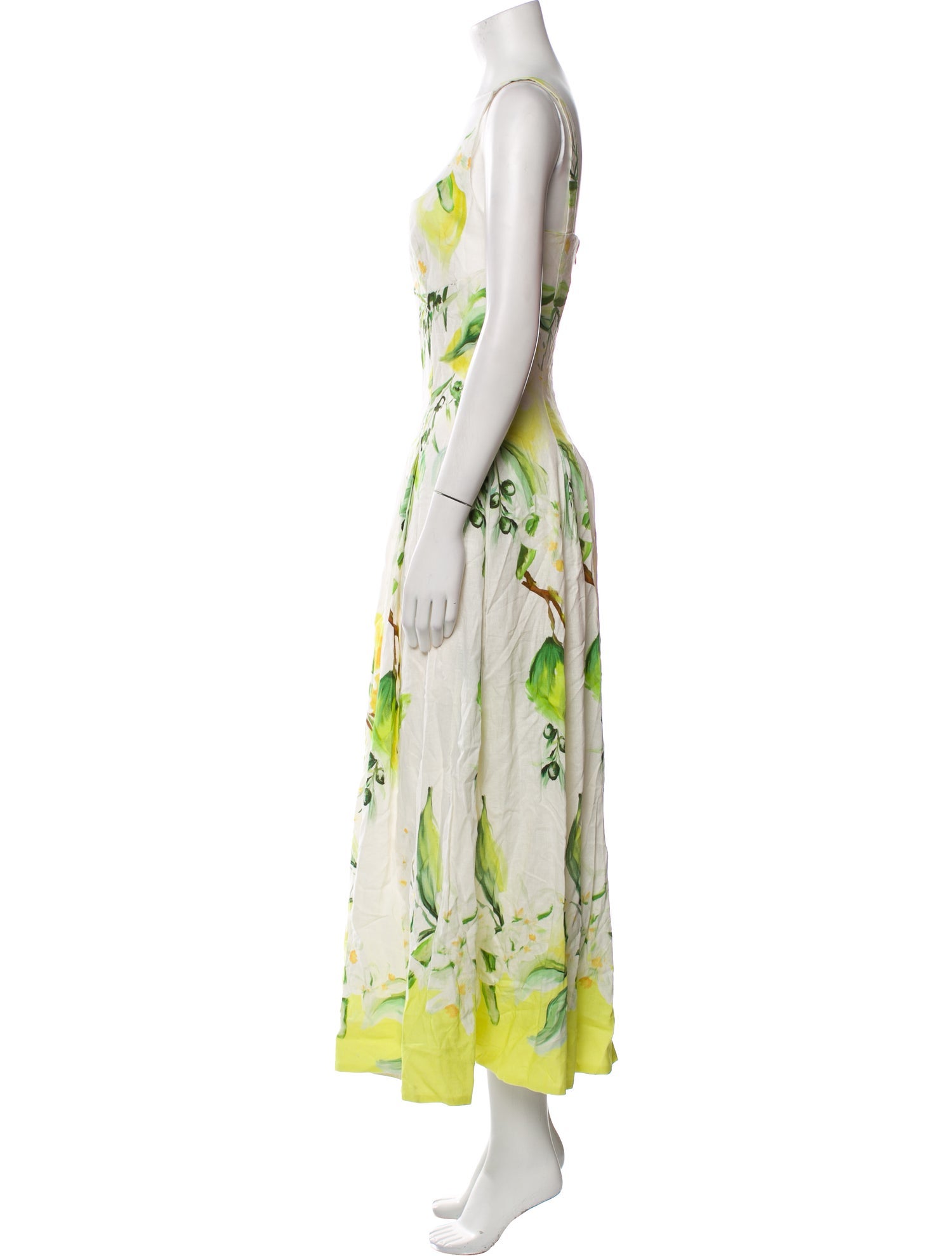 Nicholas Floral Print Long Dress w/ Tags