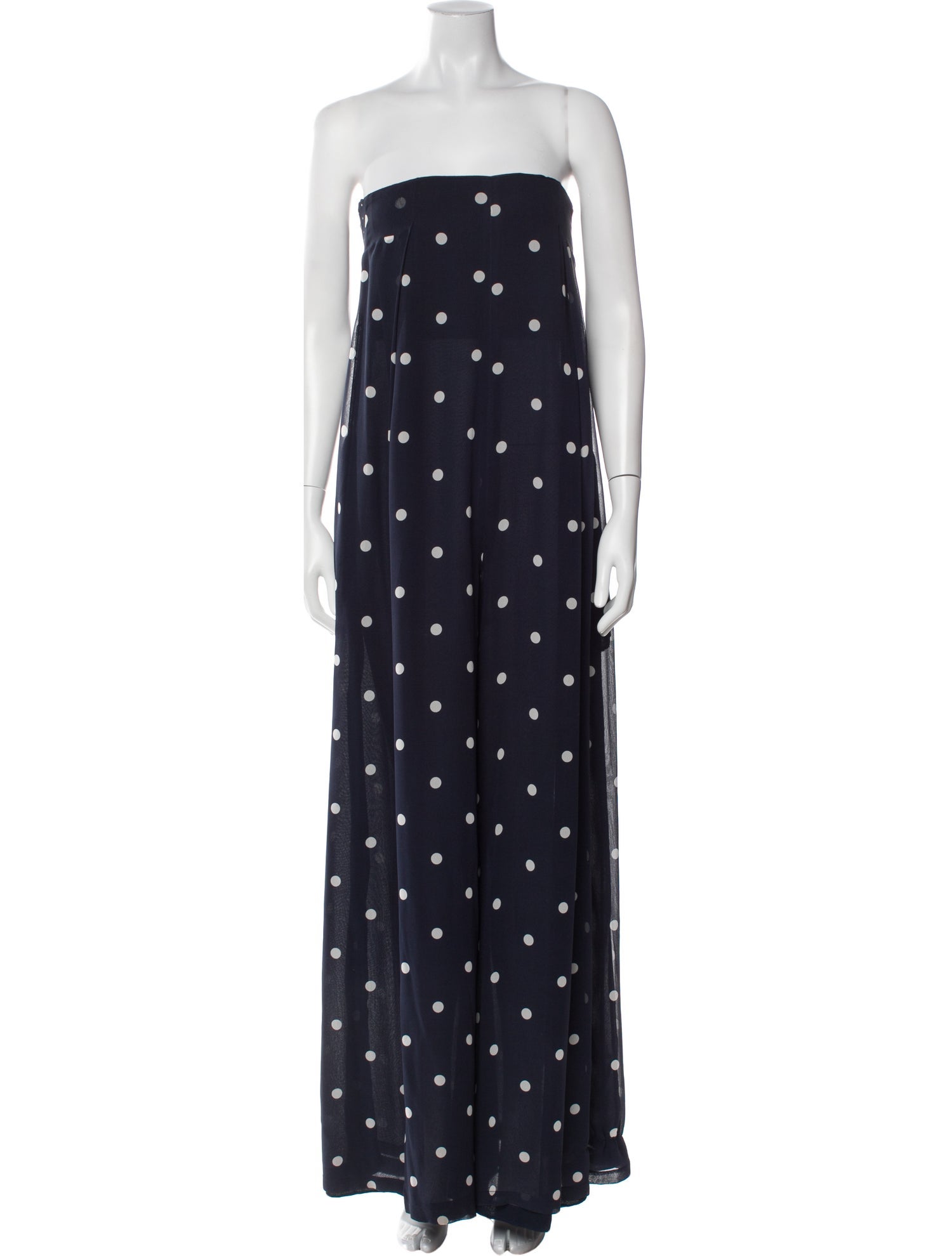 Nicholas Silk Polka Dot Print Jumpsuit