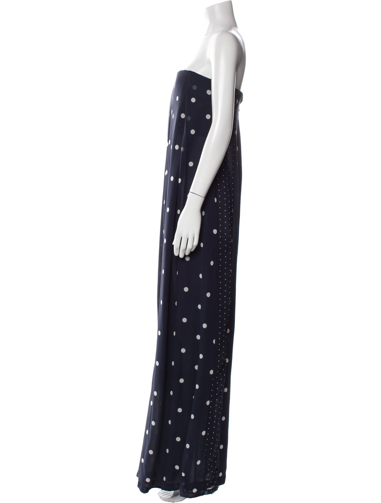 Nicholas Silk Polka Dot Print Jumpsuit