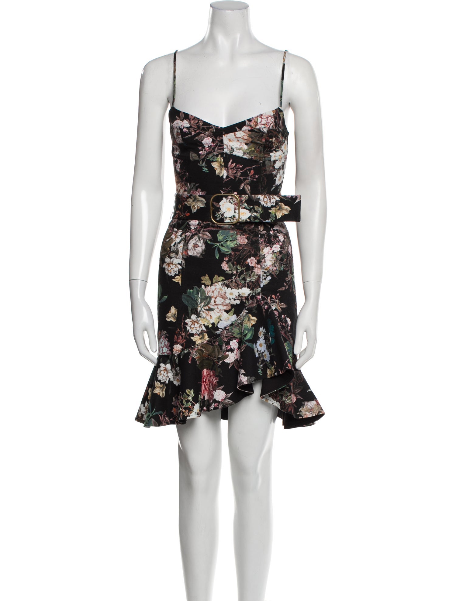 Nicholas Floral Print Mini Dress
