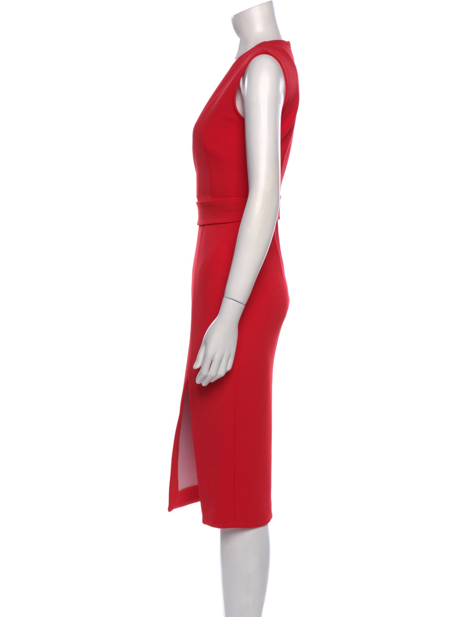 Nicholas V-Neck Midi Length Dress