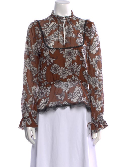 Nicholas Silk Printed Blouse