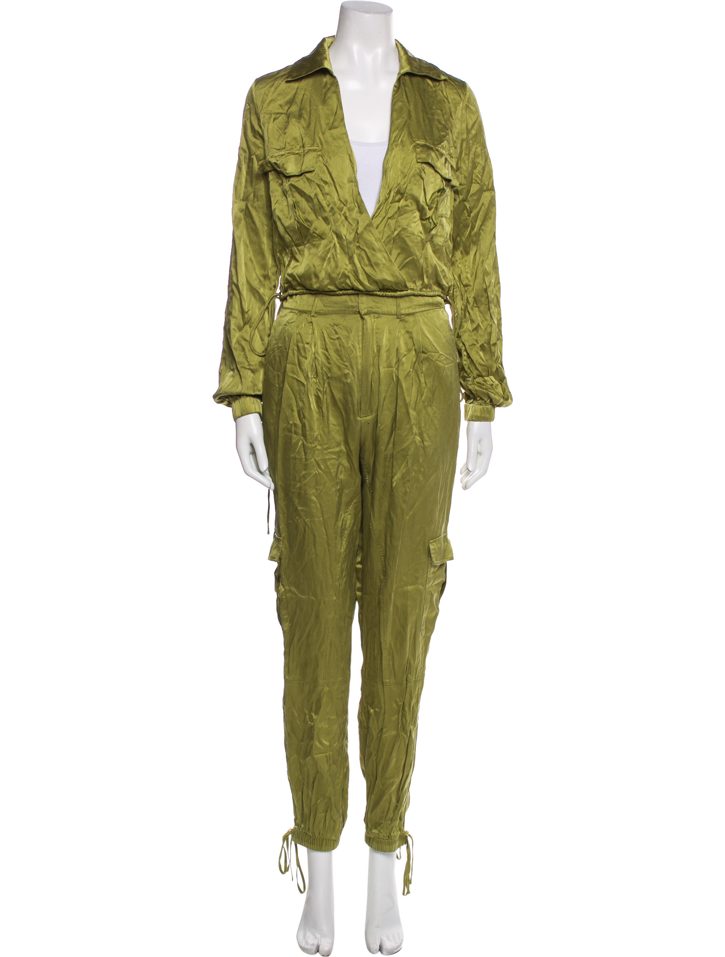 Nicholas Silk Pleated Accents Pant Set