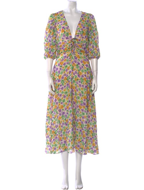 Nicholas Floral Print Long Dress