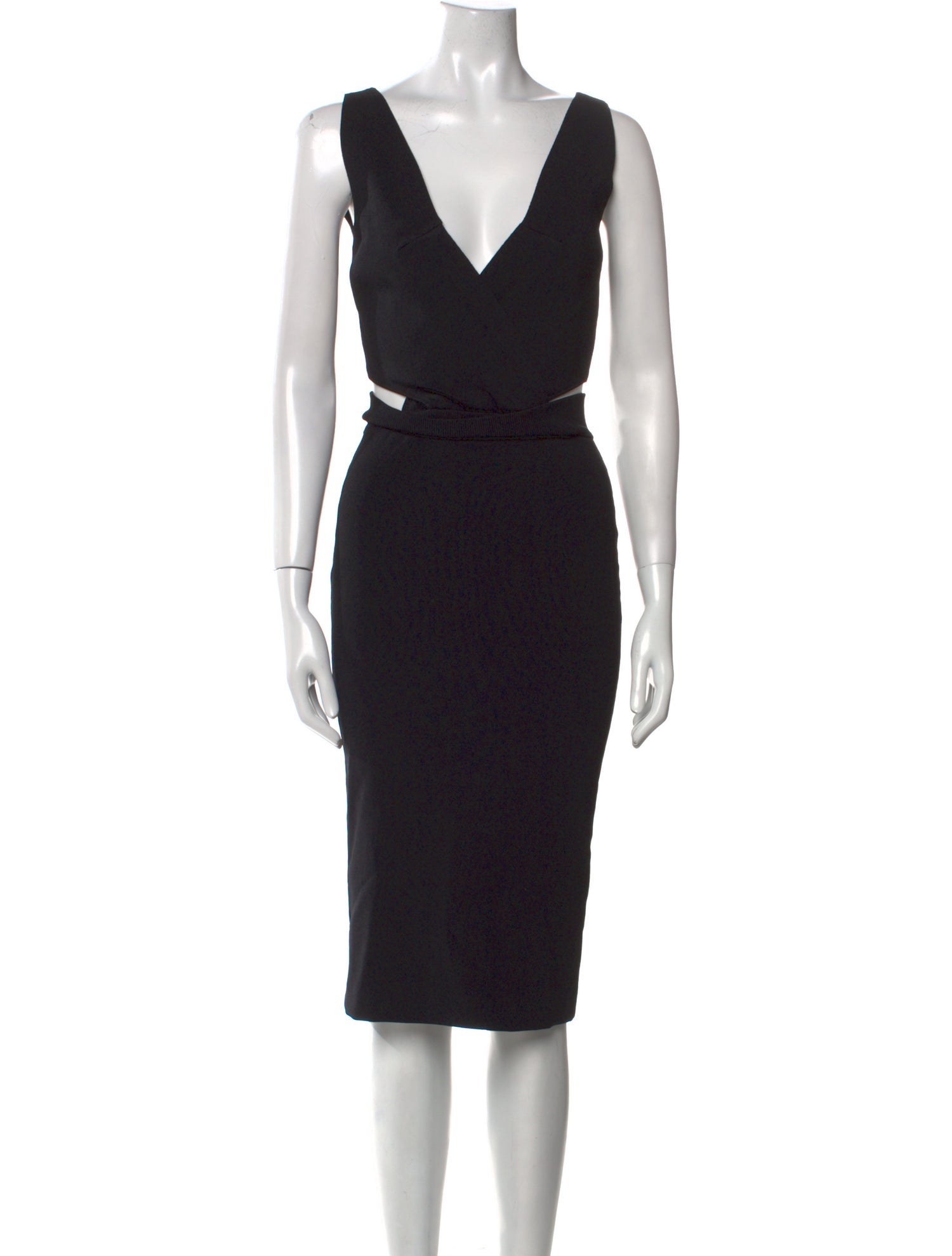 Nicholas V-Neck Midi Length Dress