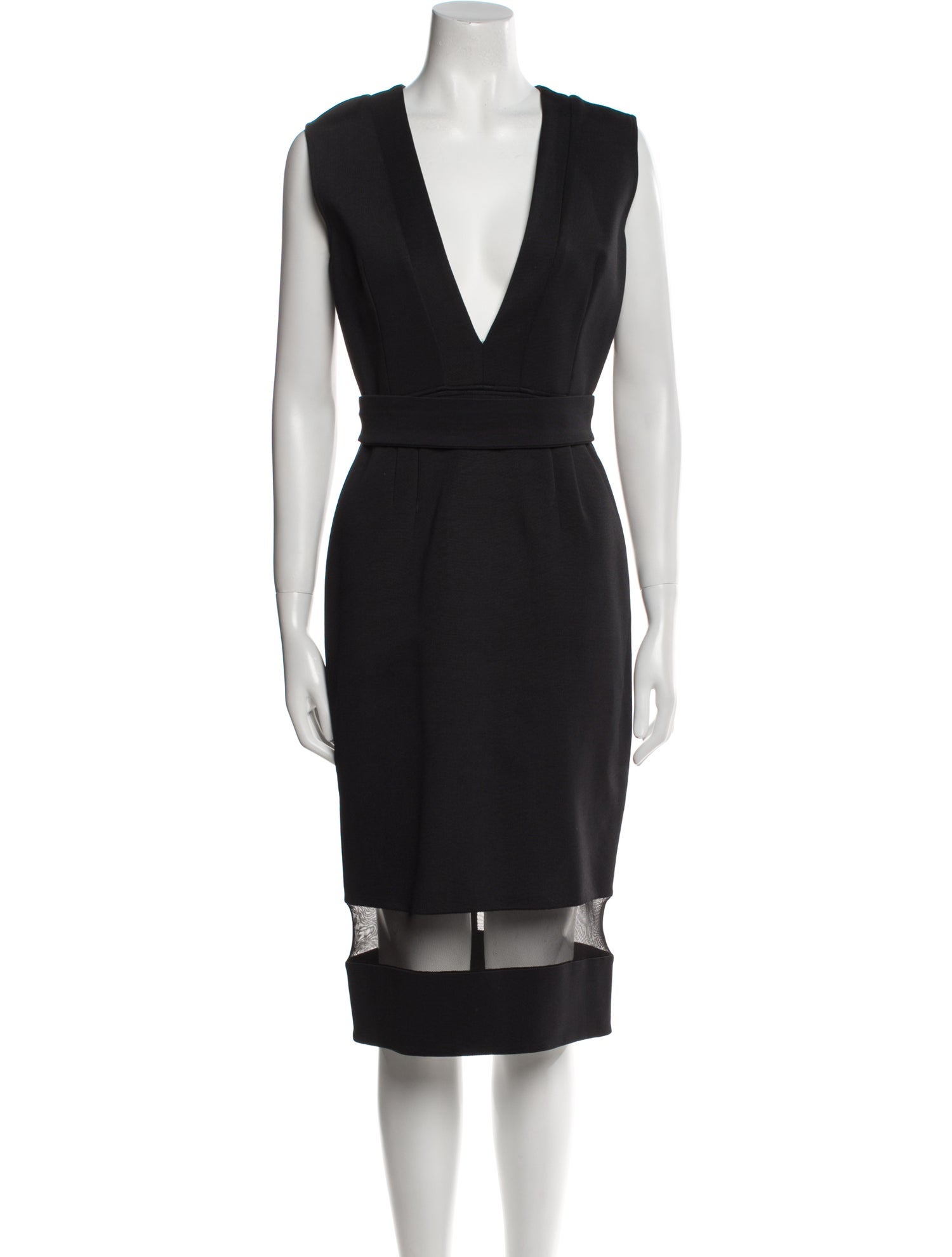 Nicholas V-Neck Midi Length Dress