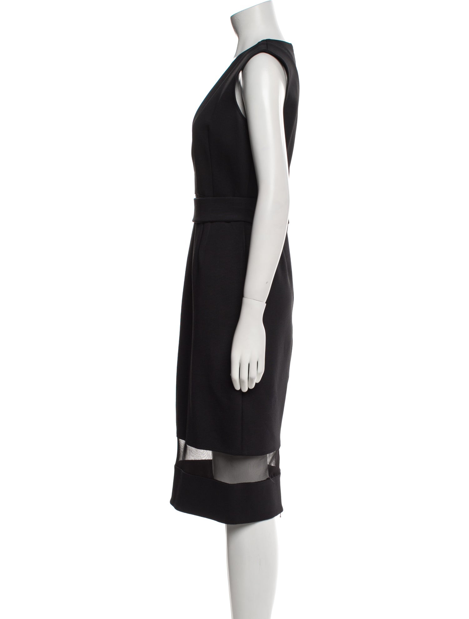 Nicholas V-Neck Midi Length Dress