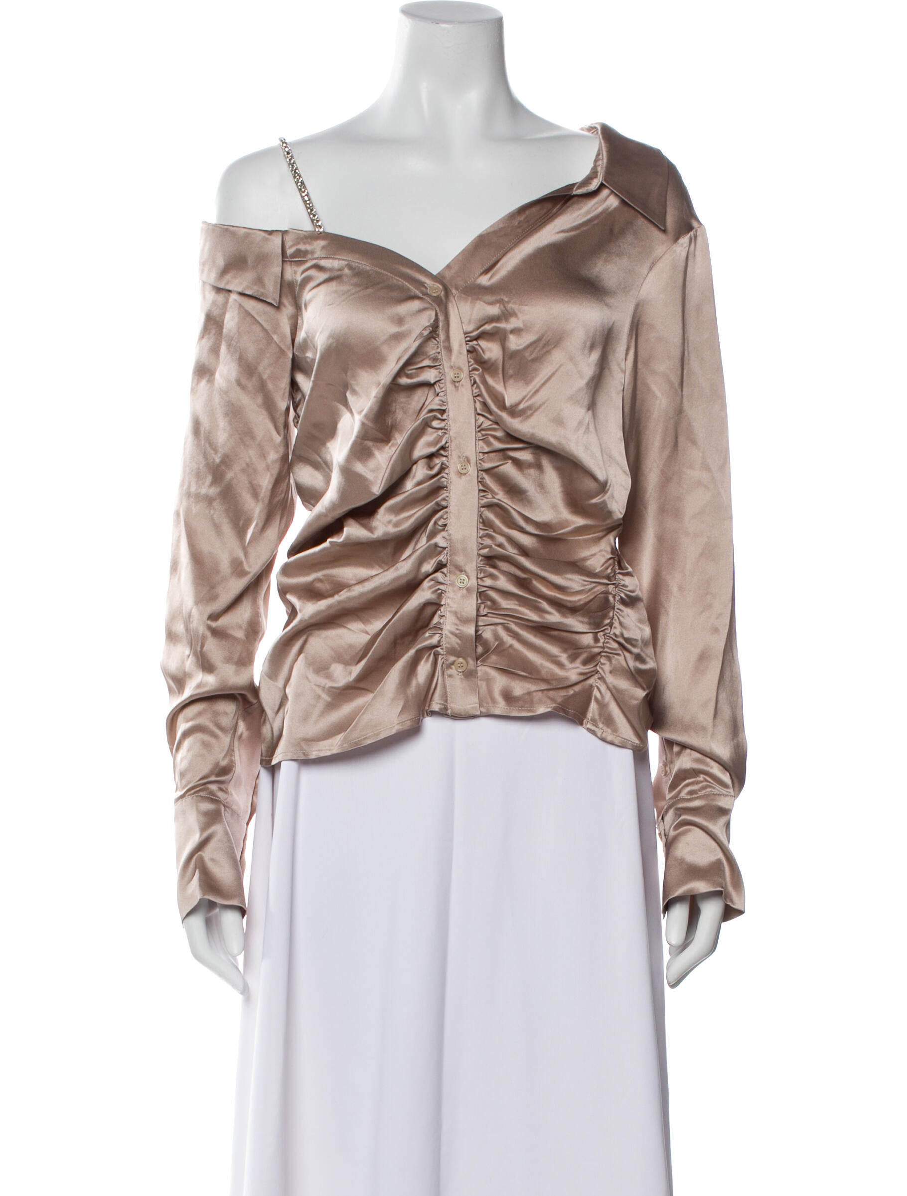 Nicholas Silk Off-The-Shoulder Blouse