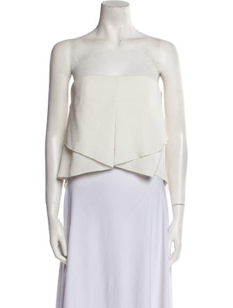 Nicholas Strapless Crop Top