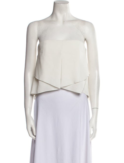 Nicholas Strapless Crop Top