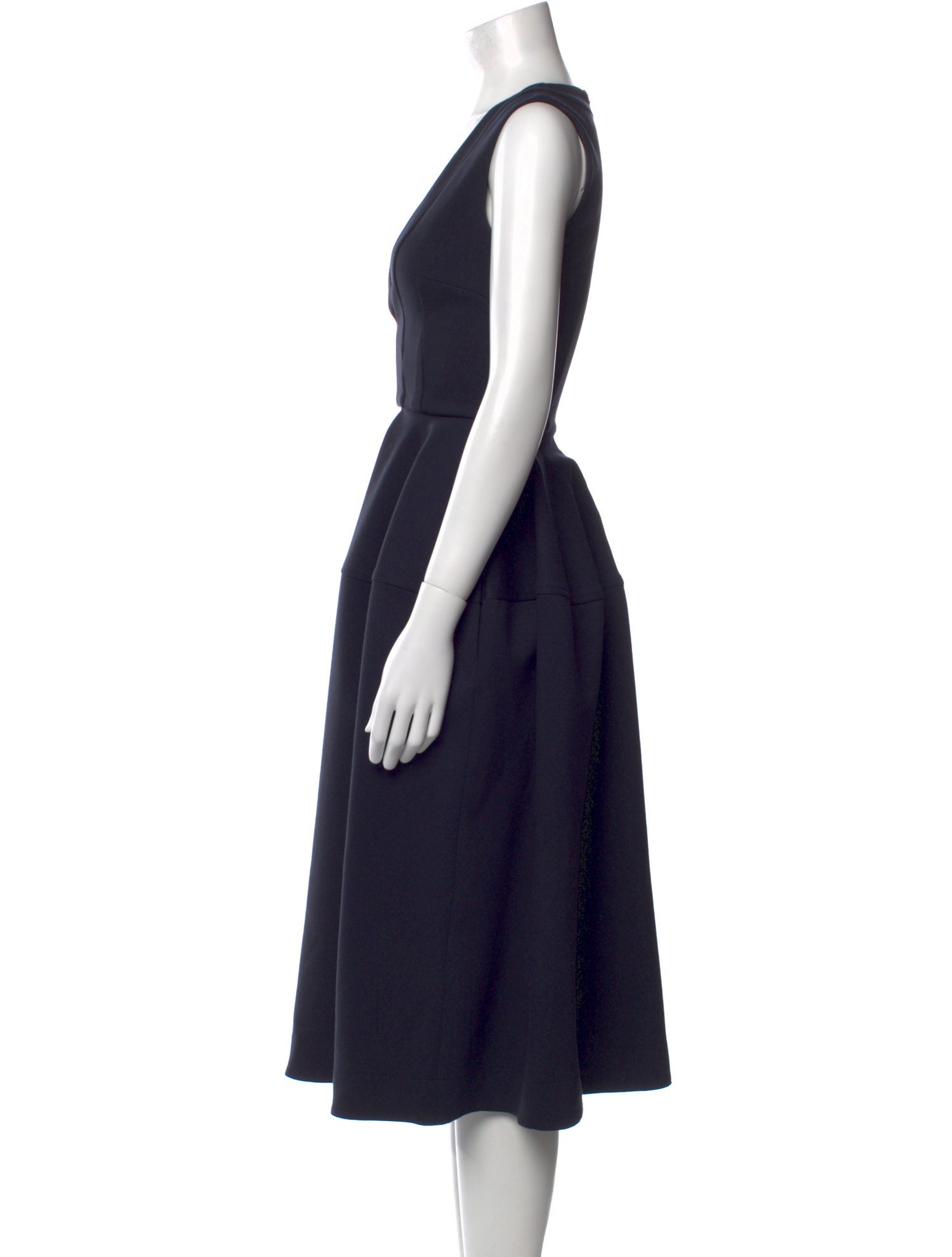 Nicholas V-Neck Midi Length Dress