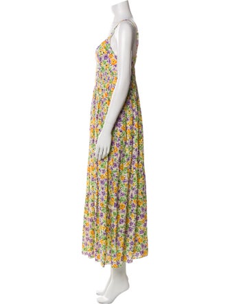 Nicholas Floral Print Long Dress