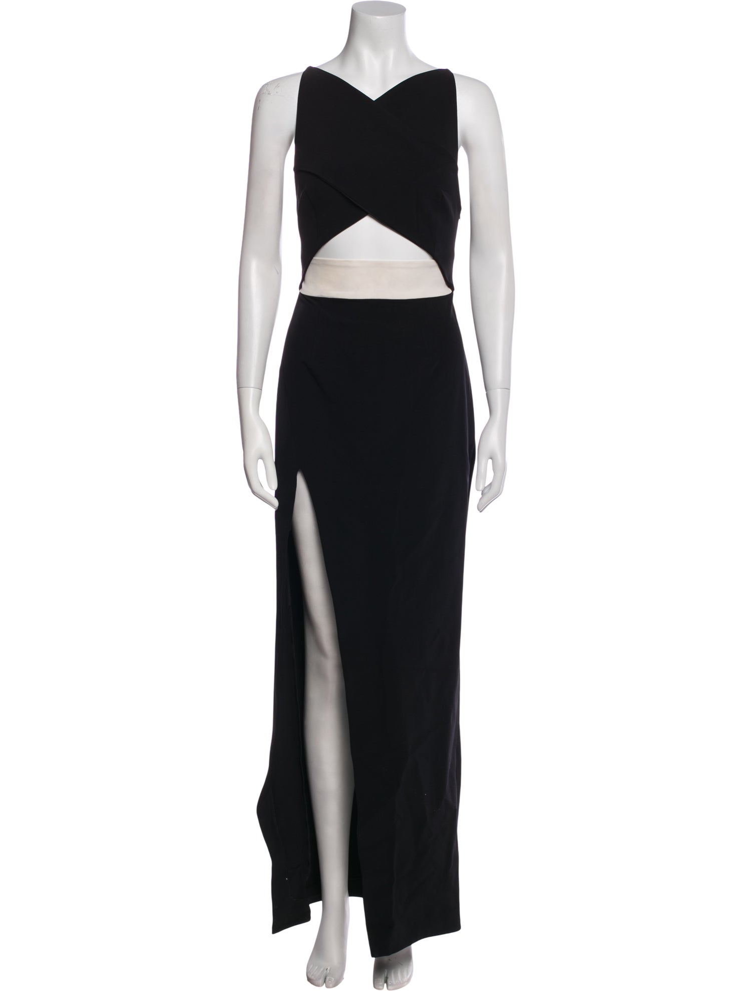 Nicholas V-Neck Long Dress