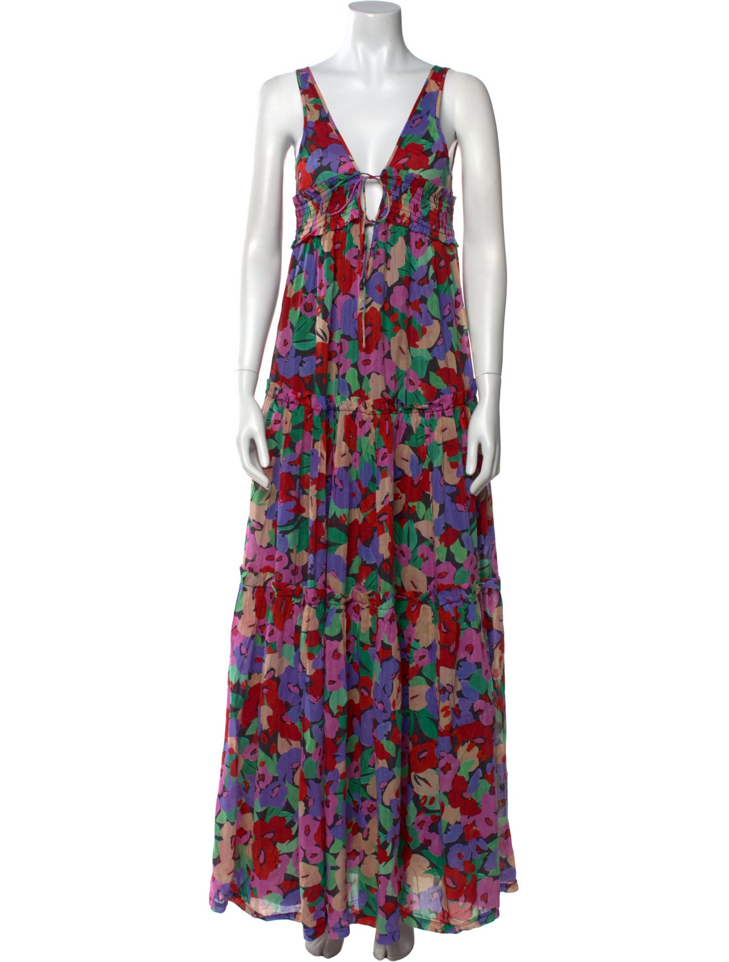 Nicholas Floral Print Long Dress